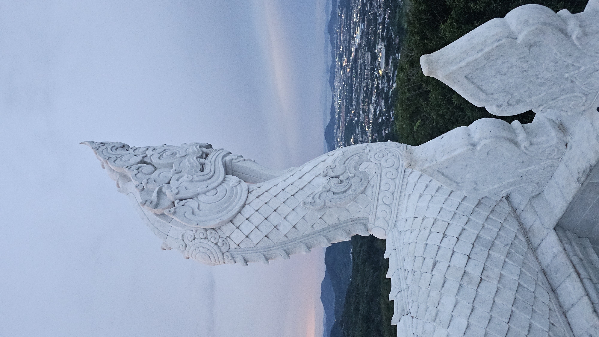 Big Buddha at dusk, Nakkerd Hill, Karon