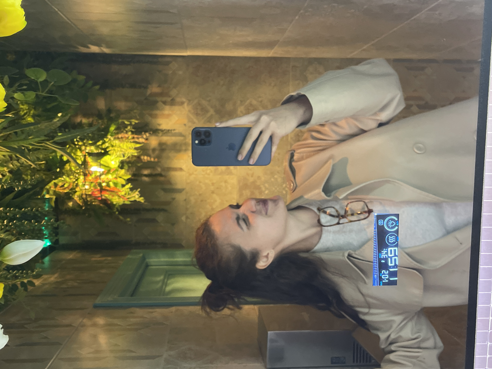 Woman documents routine bathroom visit in Mil'kovo, Russia