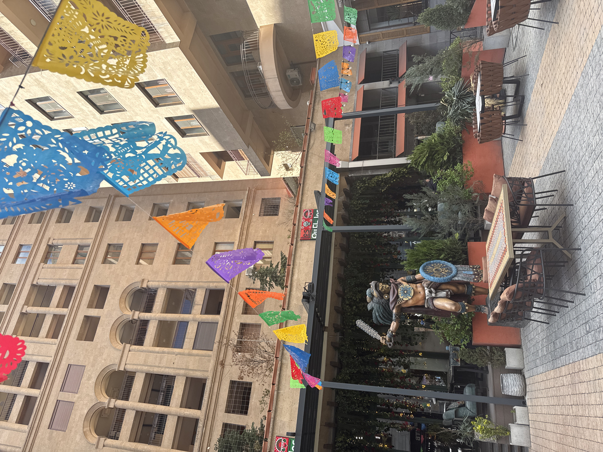 Spring decorations and street life documented in central Yerevan
