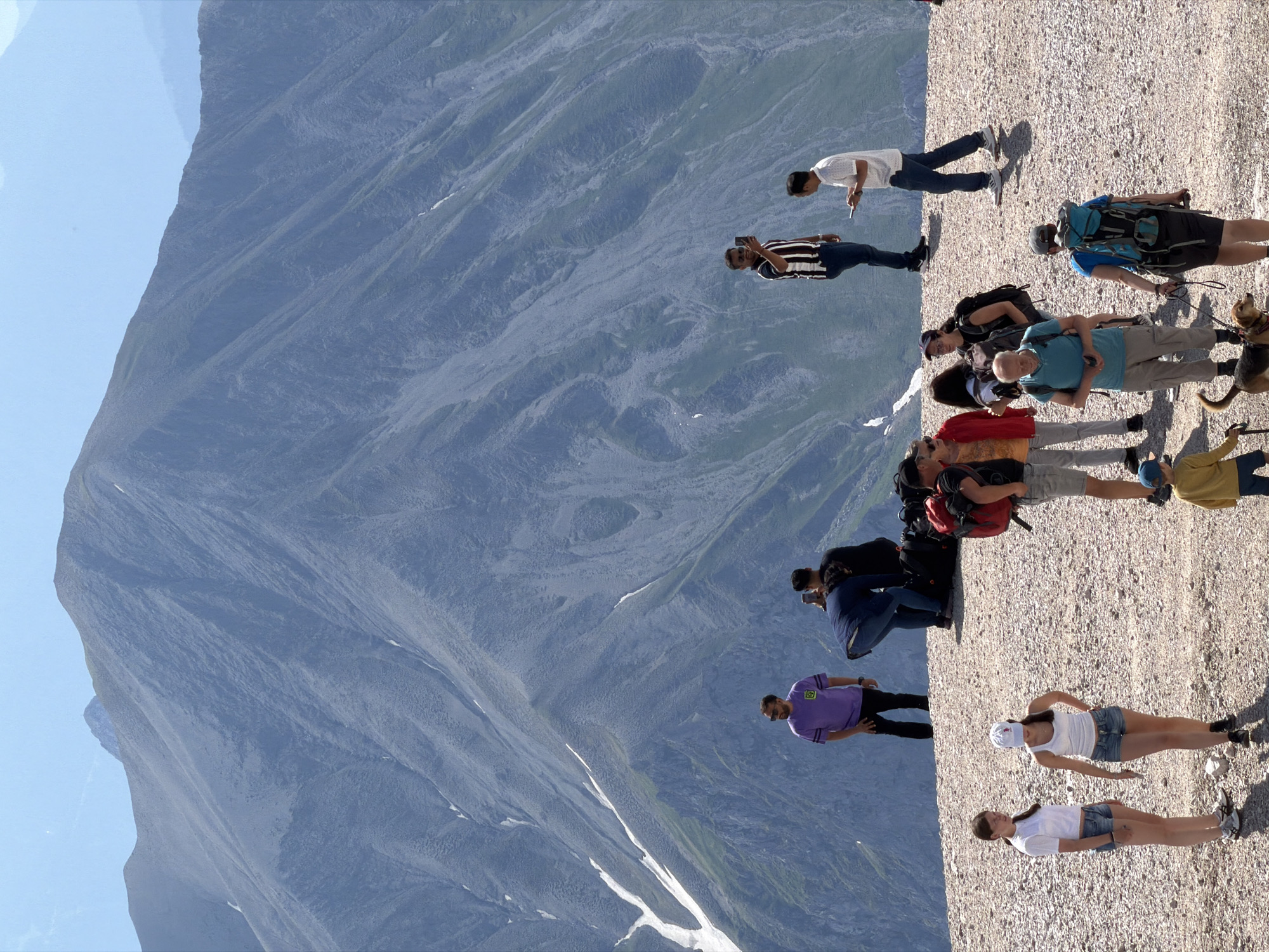 Morning on the Zugspitze summit, Bavarian Alps
