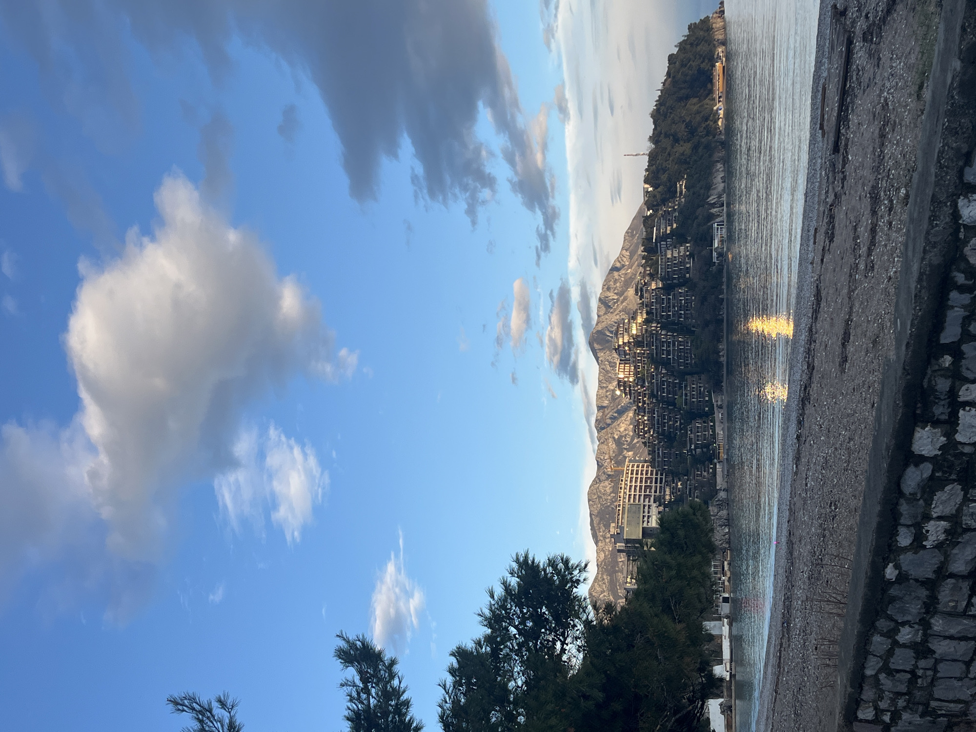 Everyday street scenes documented in coastal Budva, Montenegro