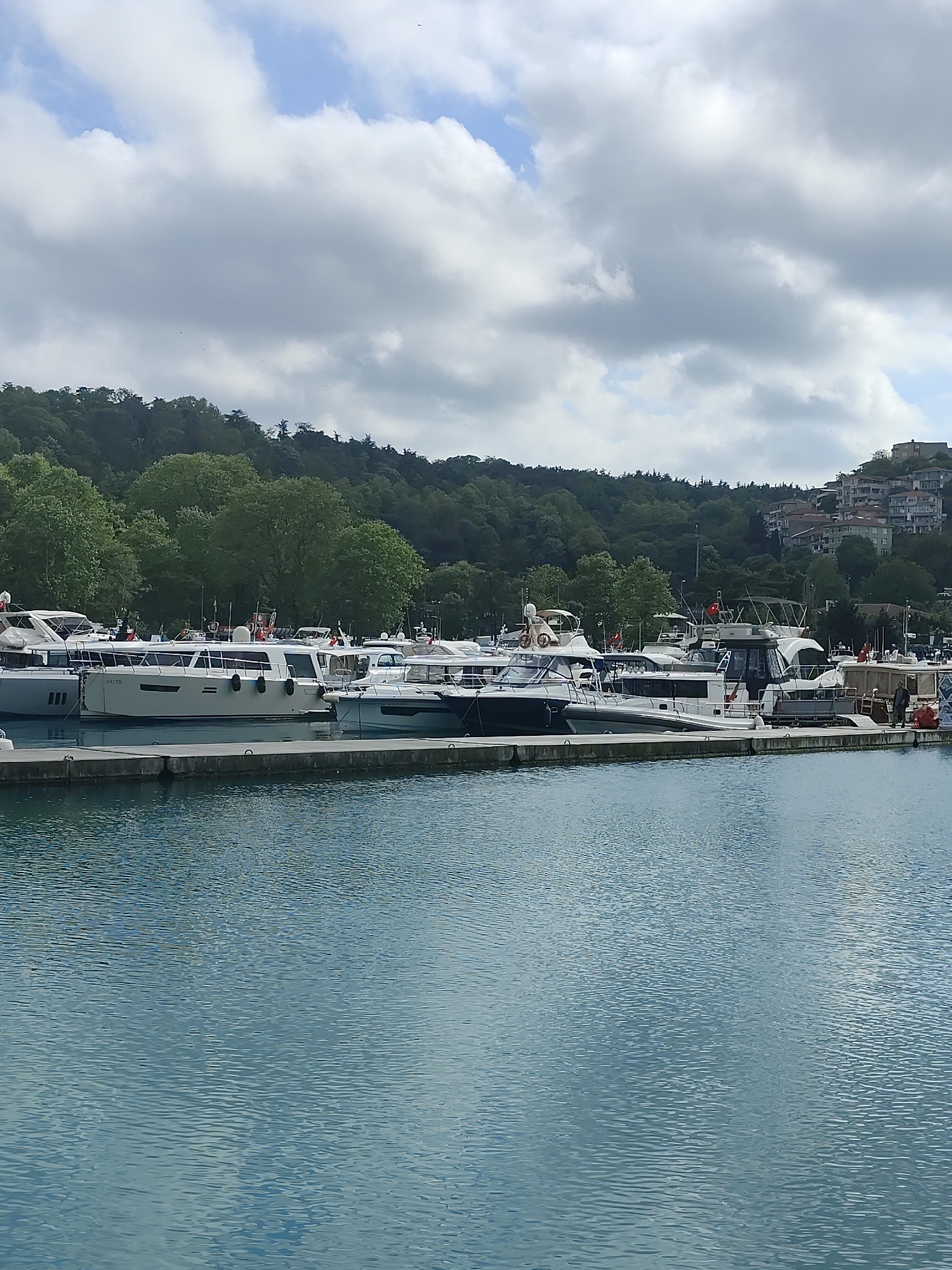 Routine waterfront life documented at Sarıyer marina, Turkey