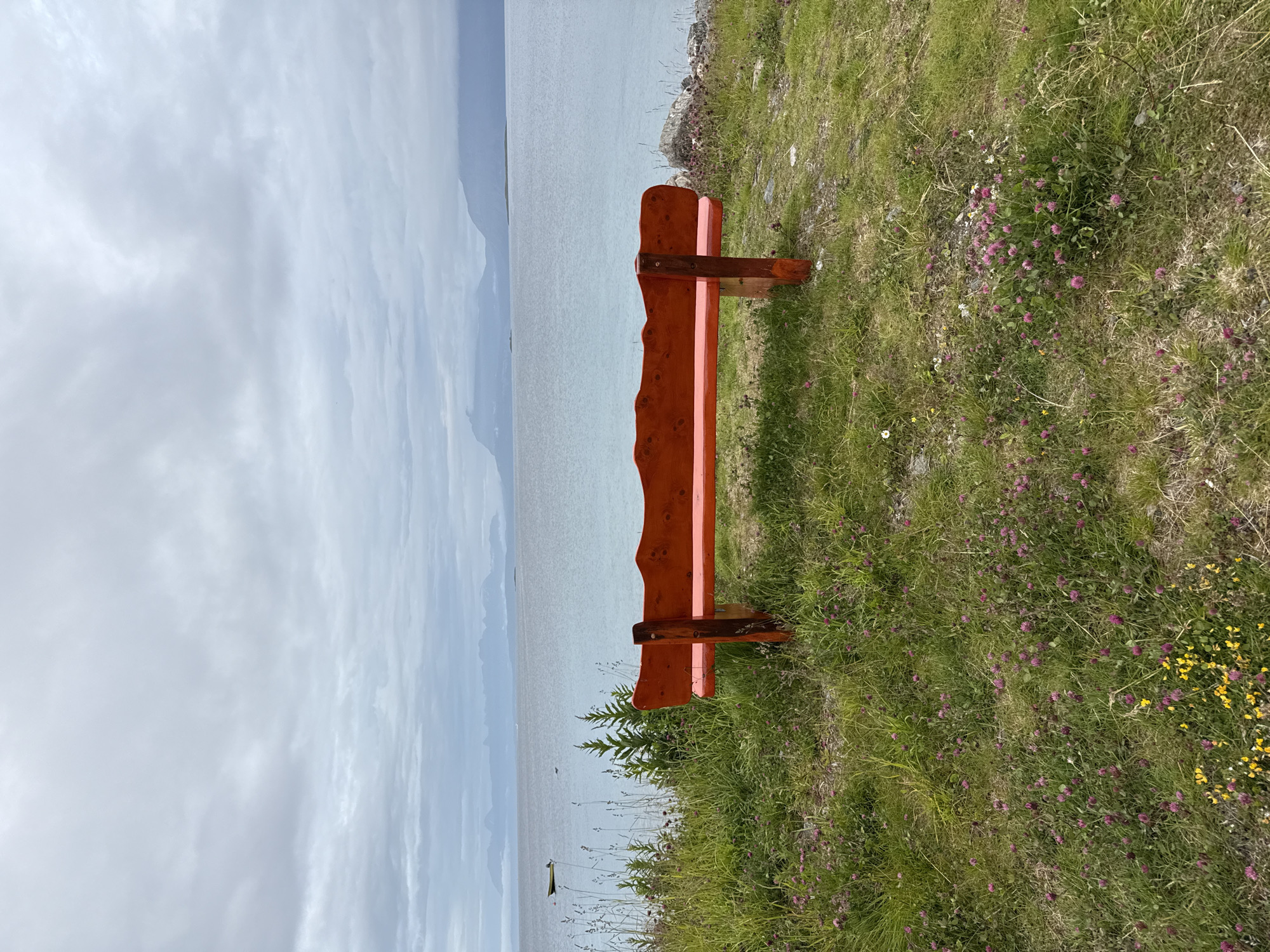 Coastal trail at Trondenes, Harstad on a calm overcast evening