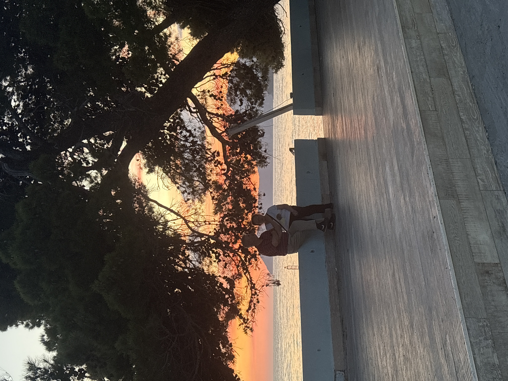 Sunset captured from multiple angles in Bar, Montenegro