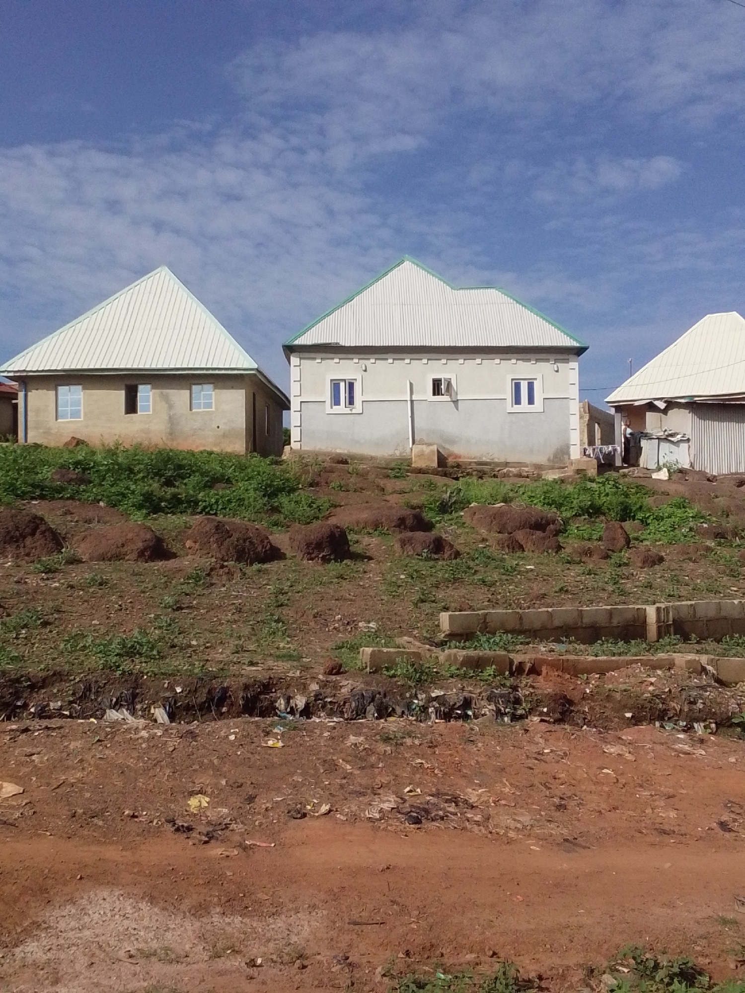 Ordinary afternoon life documented in Keffi Nigeria residential neighborhood
