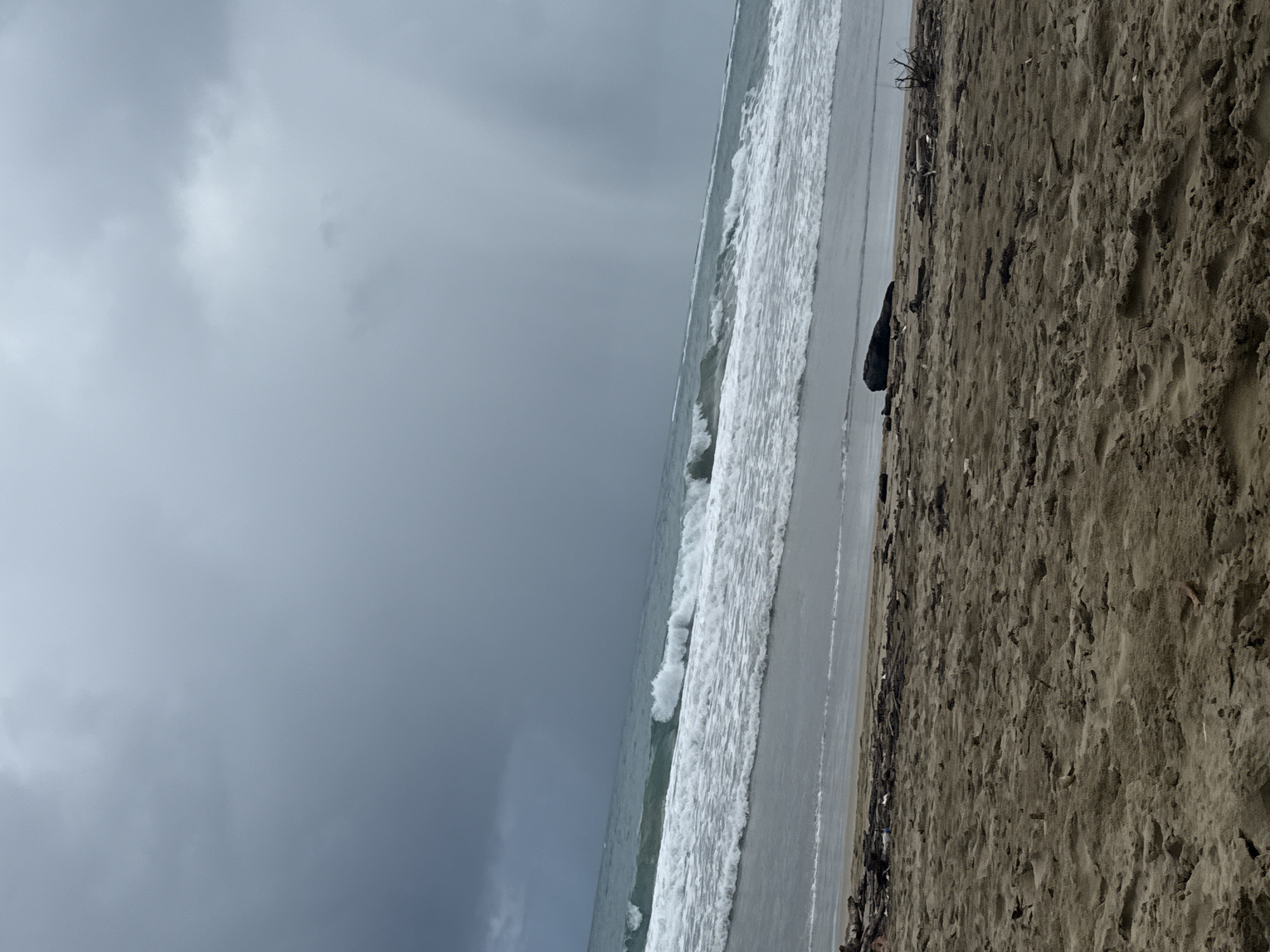 Overcast afternoon documented at Cabarete beach, Dominican Republic