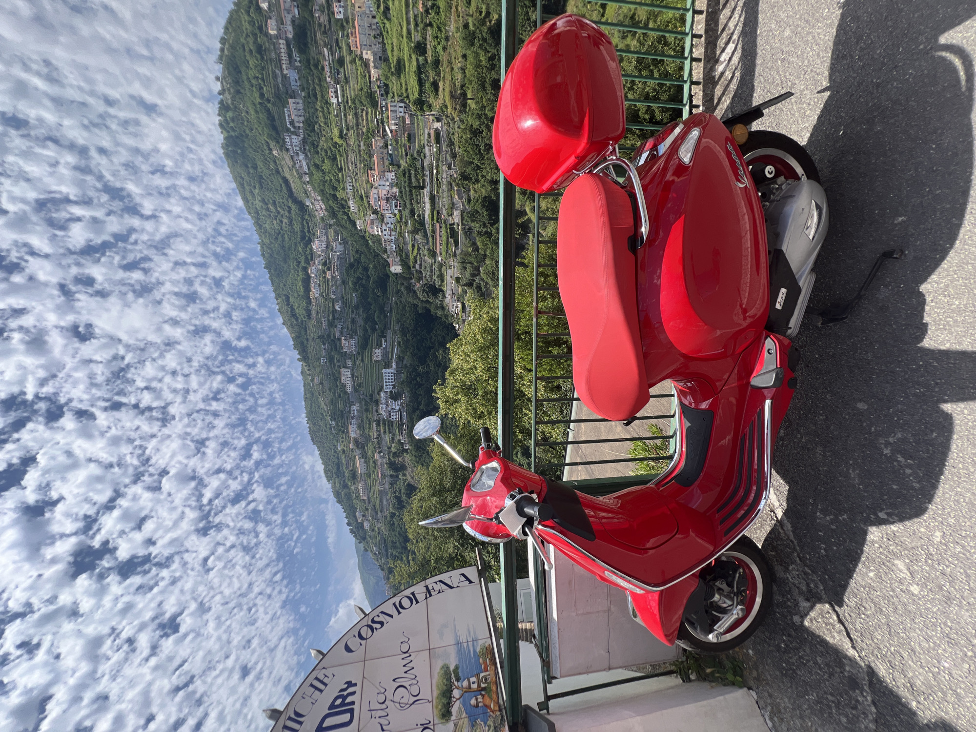 Daily life documented across sunny Ravello, Italy morning