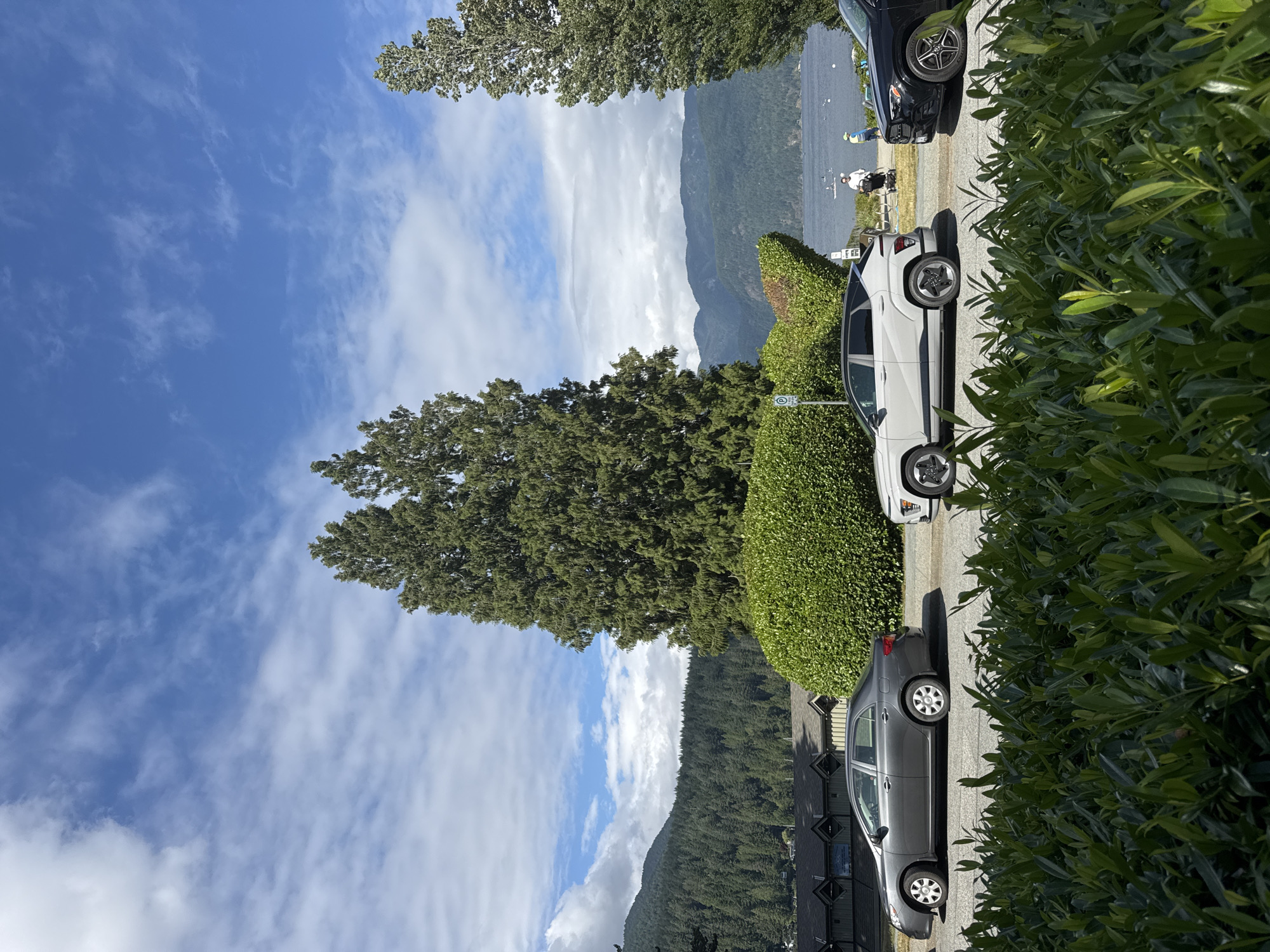 North Vancouver streets with inlet and bridge in view