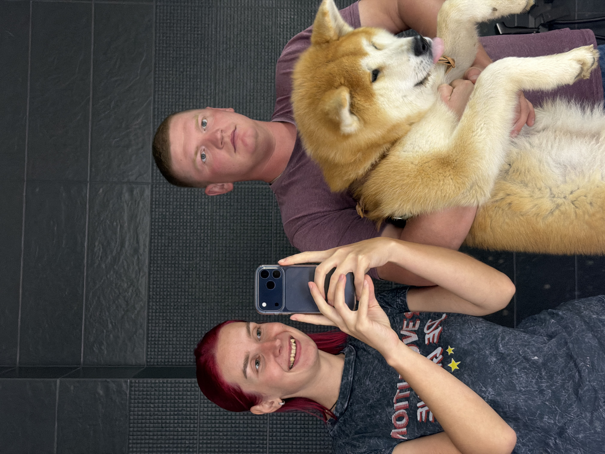 Rotated top-down selfie from Chaikovsky, Russia
