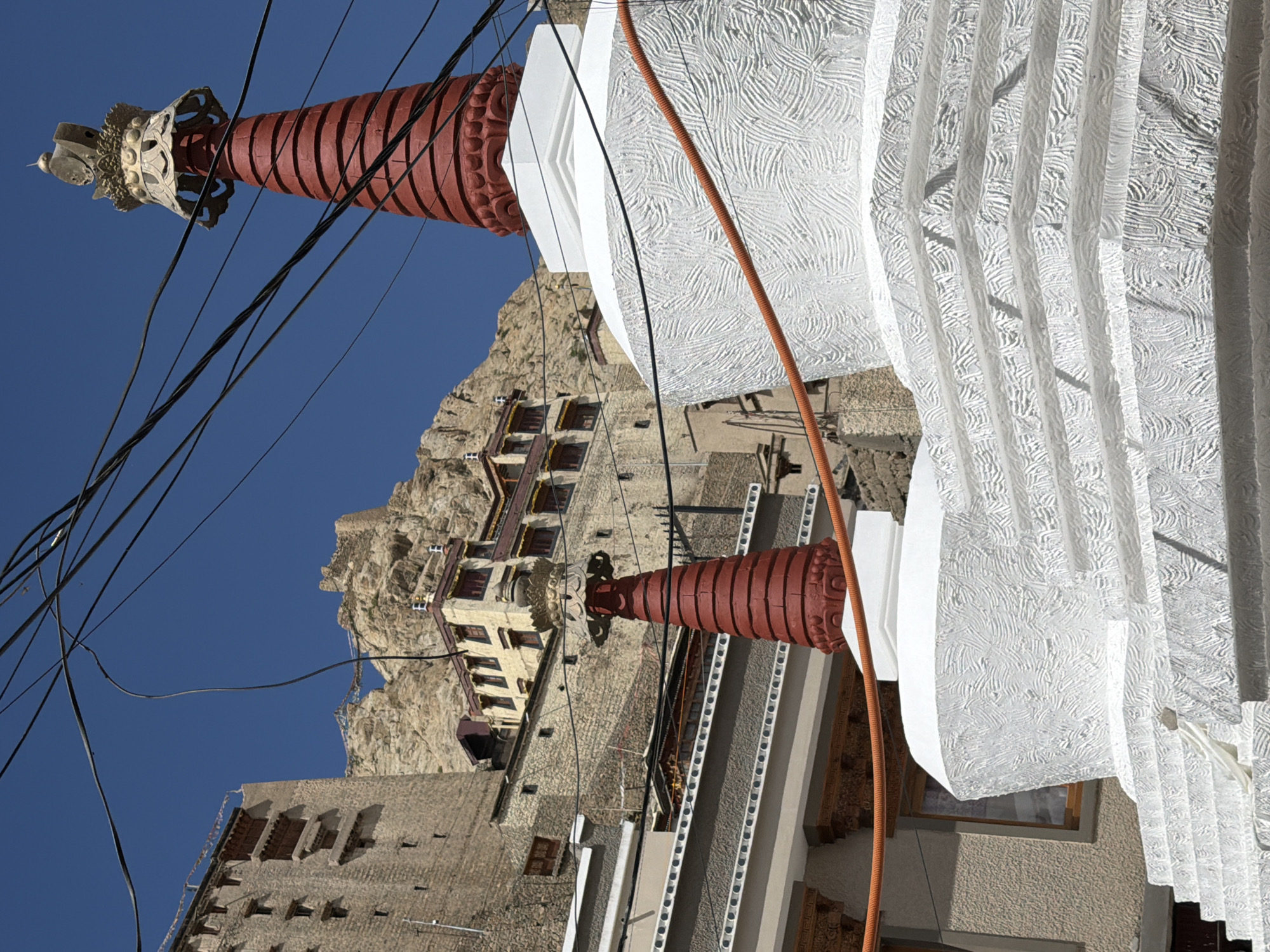 Leh's old town: palace, stupas, market streets, and the Jama Masjid