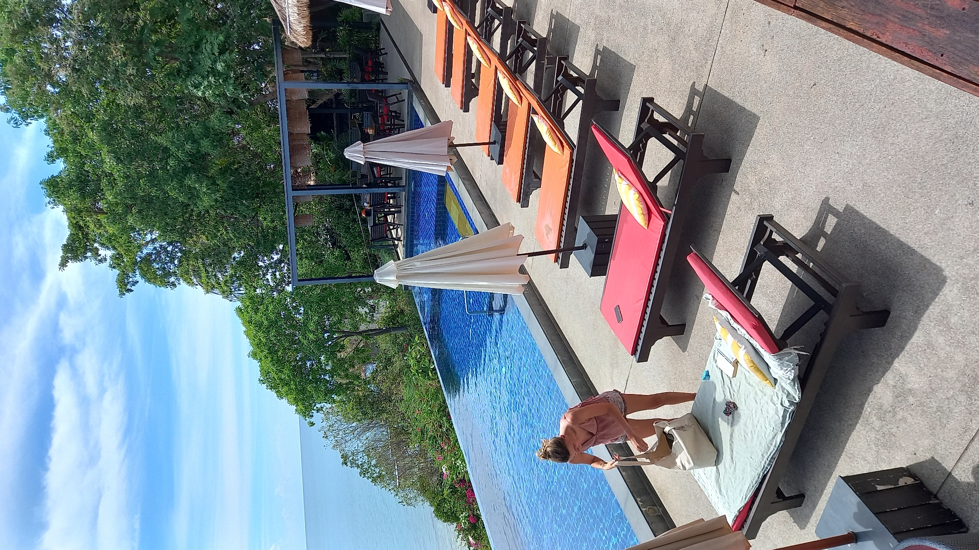Morning pool and cafe exploration around Koh Phangan