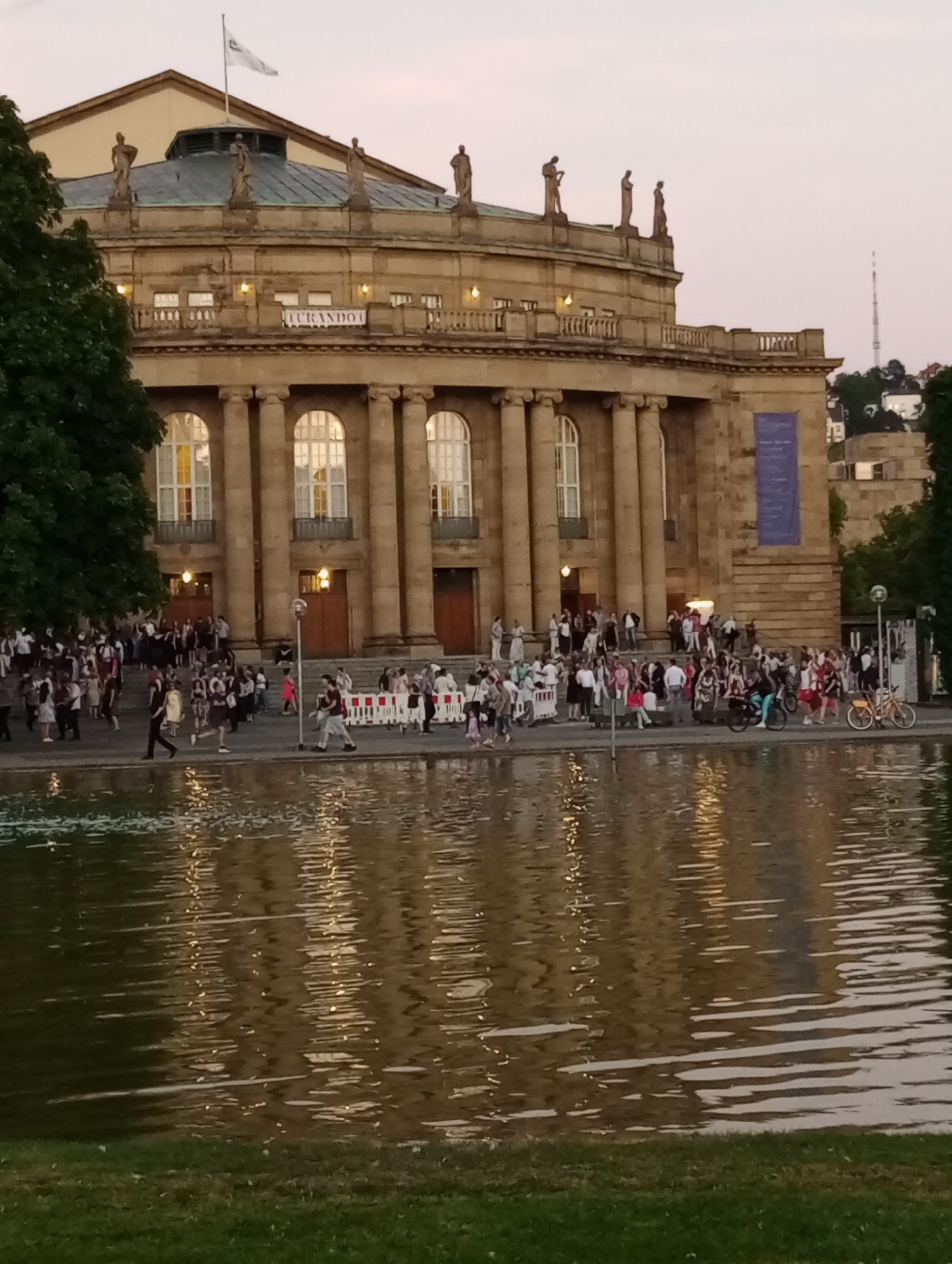 Grand classical building and its aging grounds explored