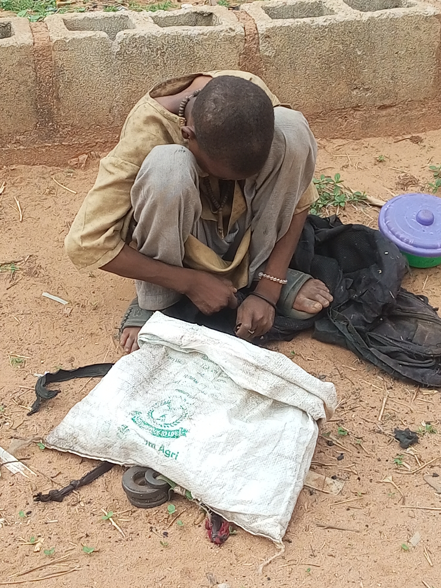 Daily life moments captured in Tempure, Nigeria morning