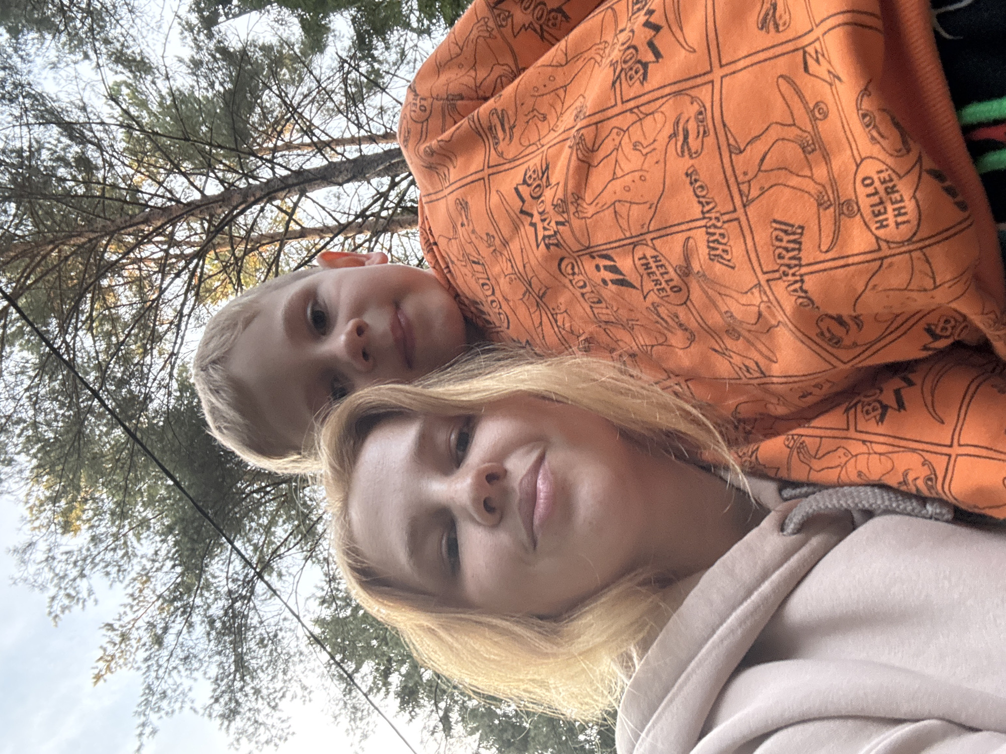 Forest selfies and wild blueberries in rural Russia
