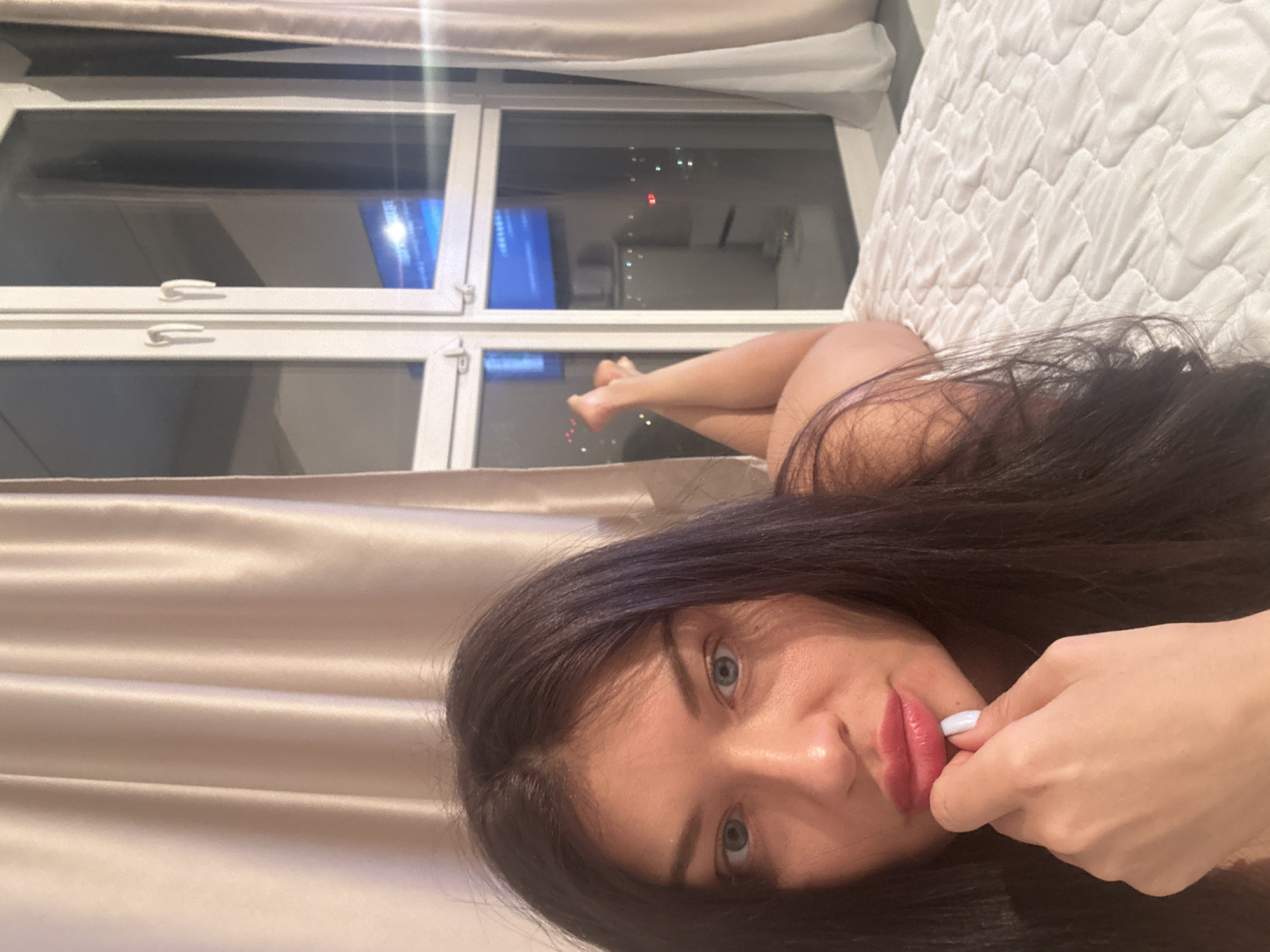 Woman photographed indoors in Krasnogorsk, Russia