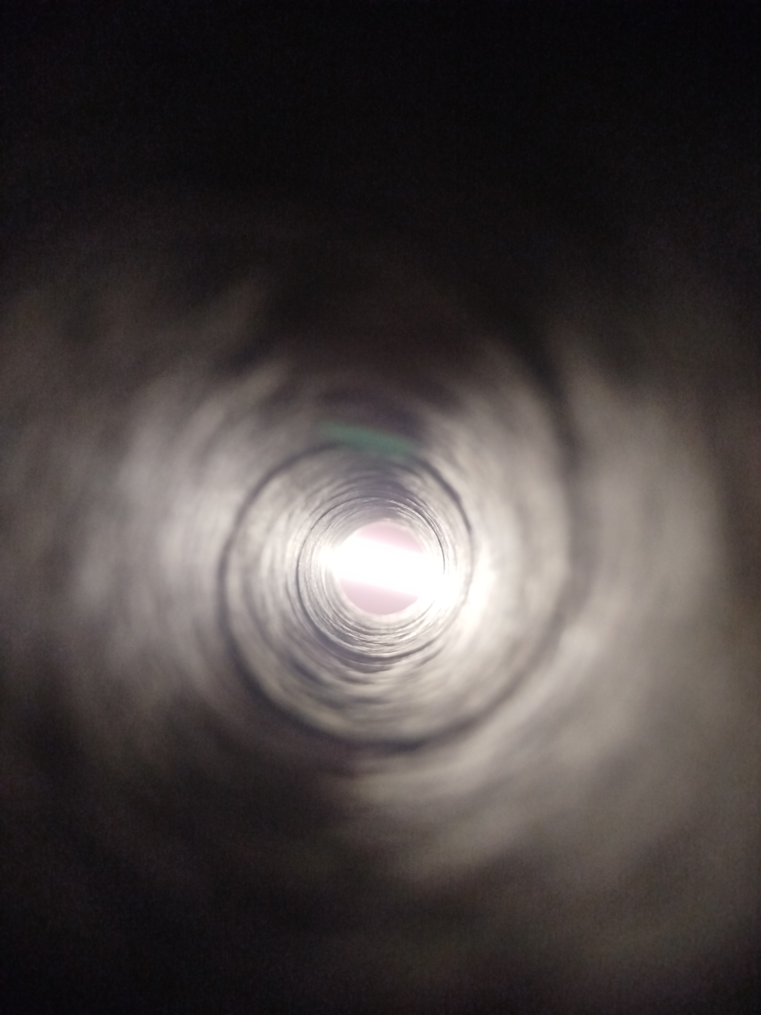 Looking through tunnels and pipes in Kremenchuk