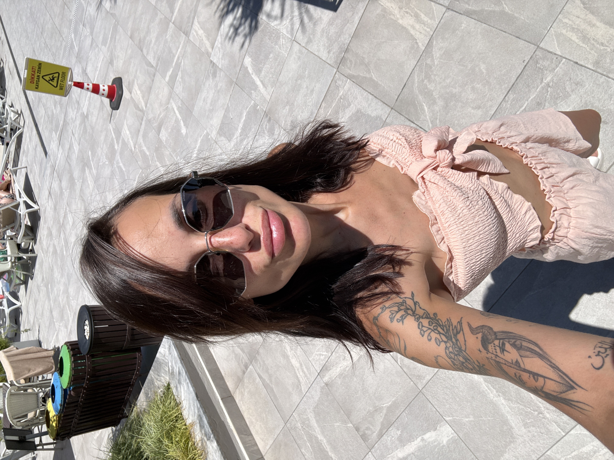 Poolside selfies and cheesecake in Aksu, Turkey