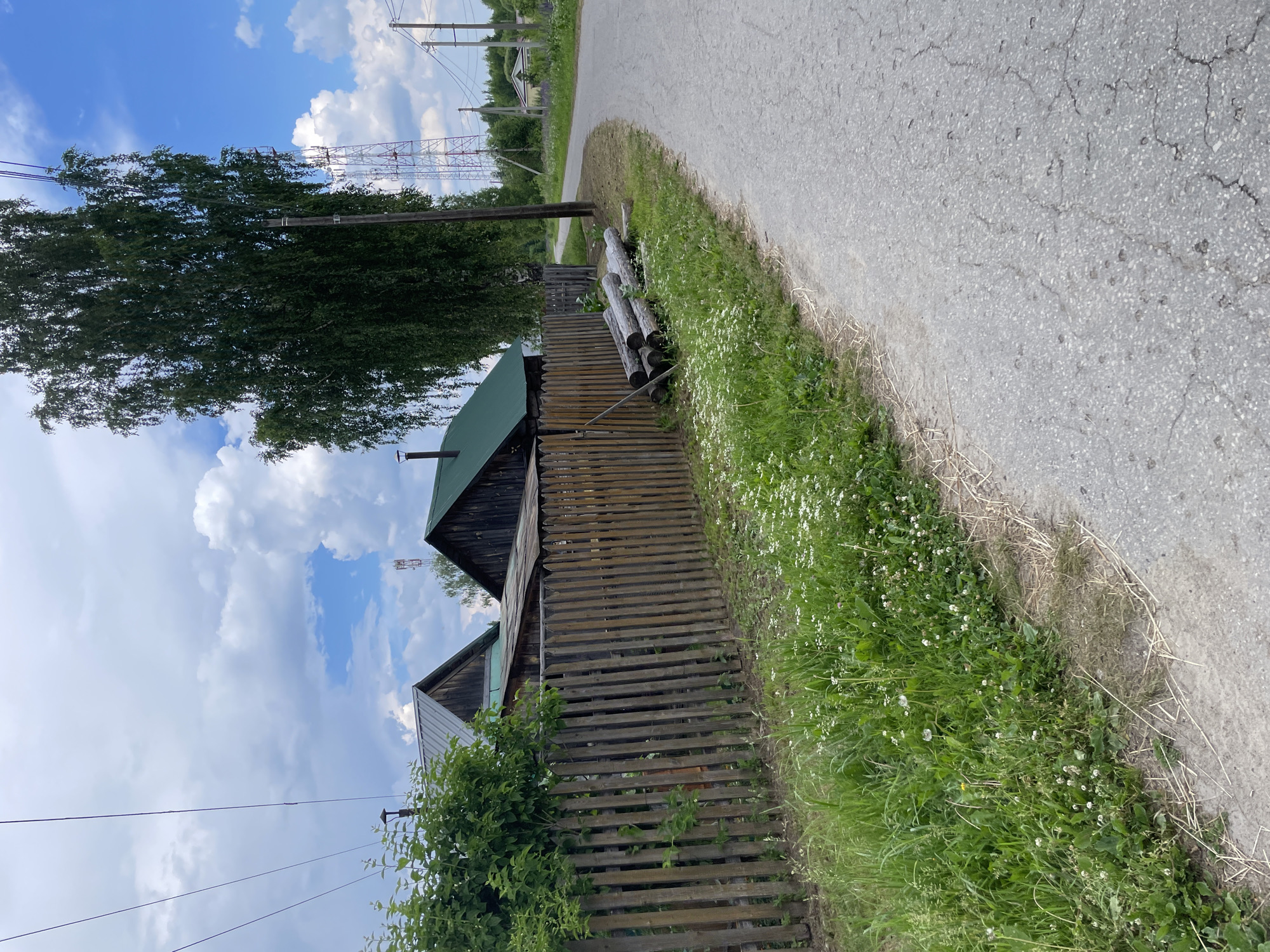Village walk through rural Пруды, Russia