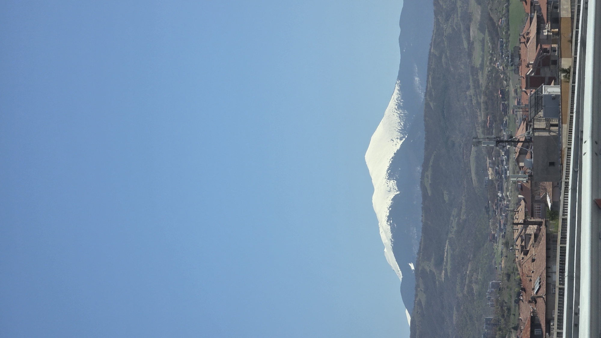 Drive through Blagoevgrad captures mountain views and streetscapes
