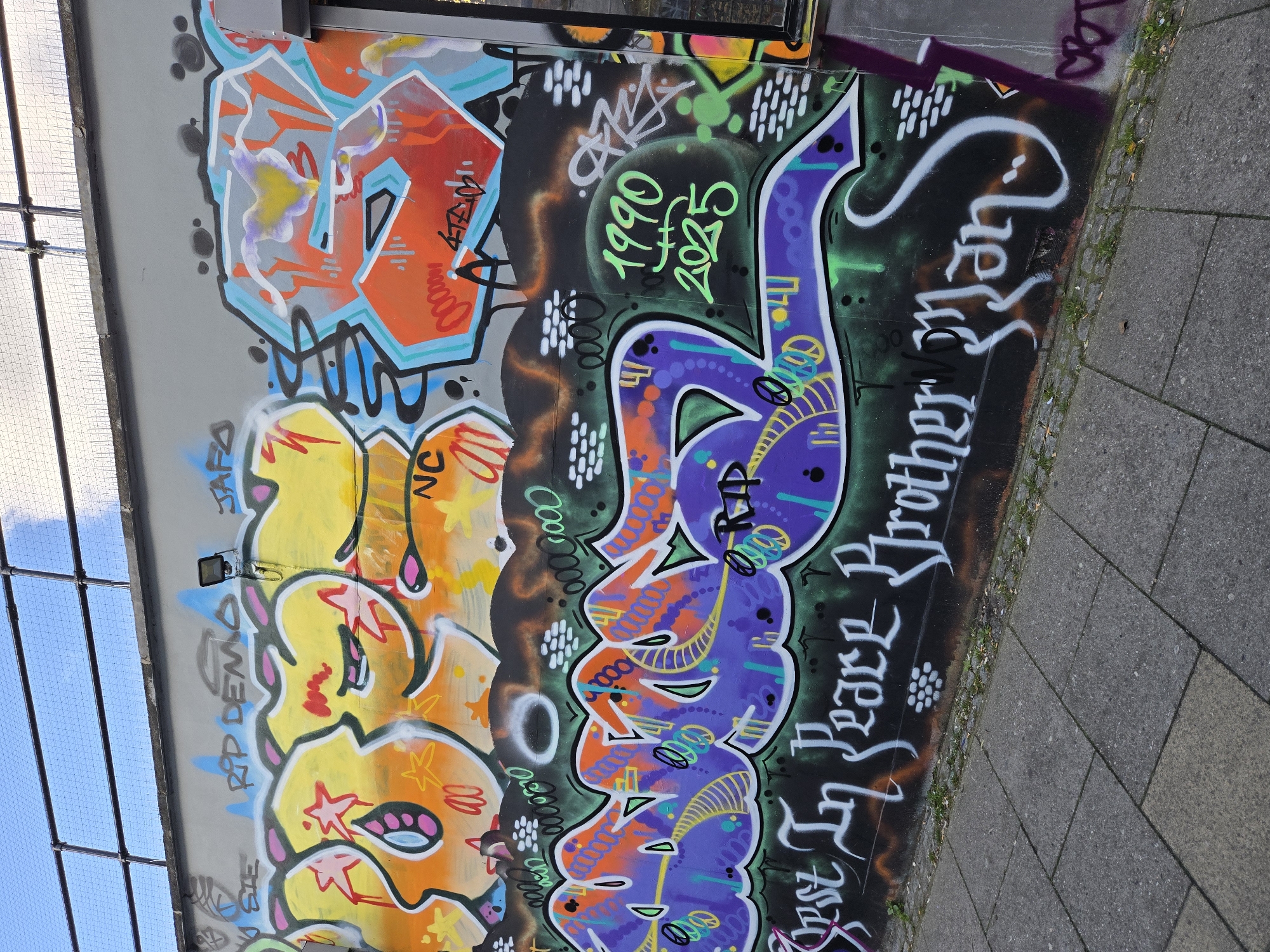 London street art, retail flowers, Brixton mural documented