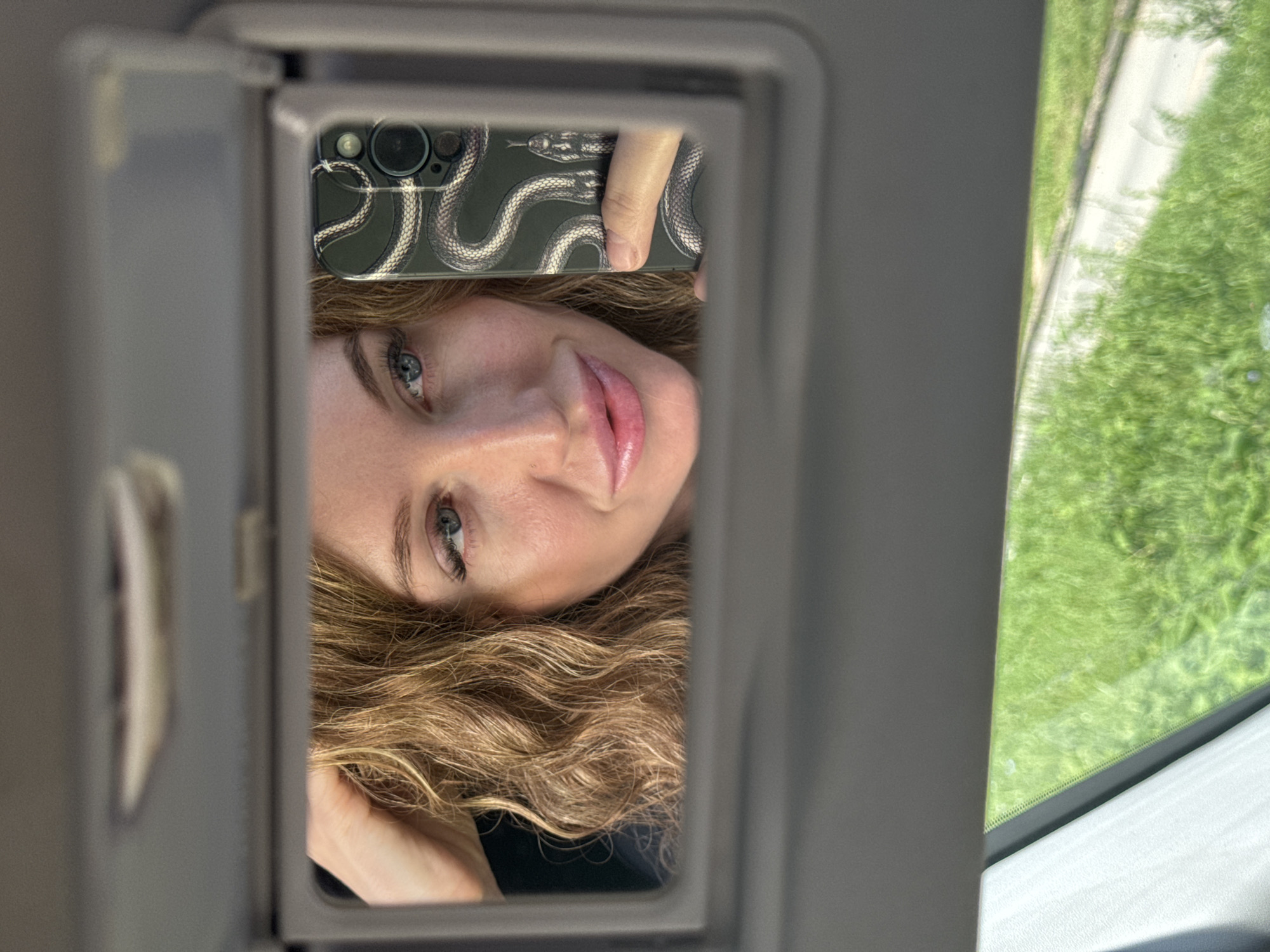 Candid car interior moments in Chaikovsky, Russia