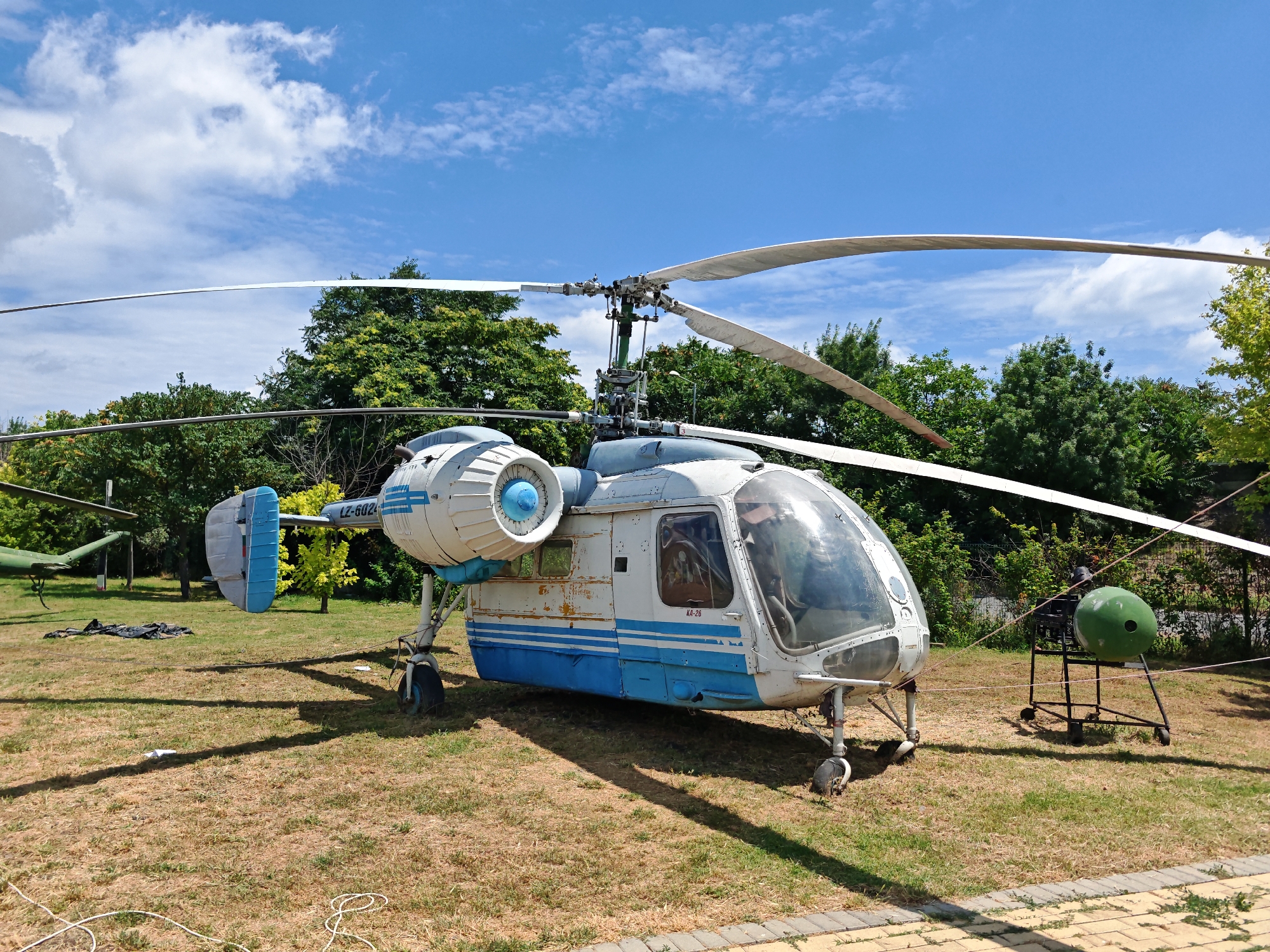 Historic aircraft on display at Burgas Aviation Museum