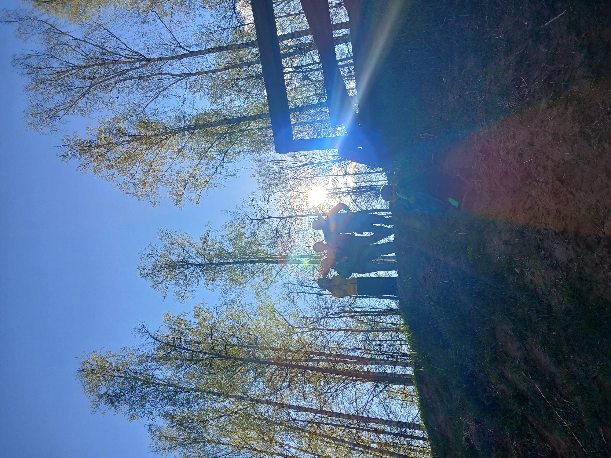 Family playground outing documented in Noviy, Russia