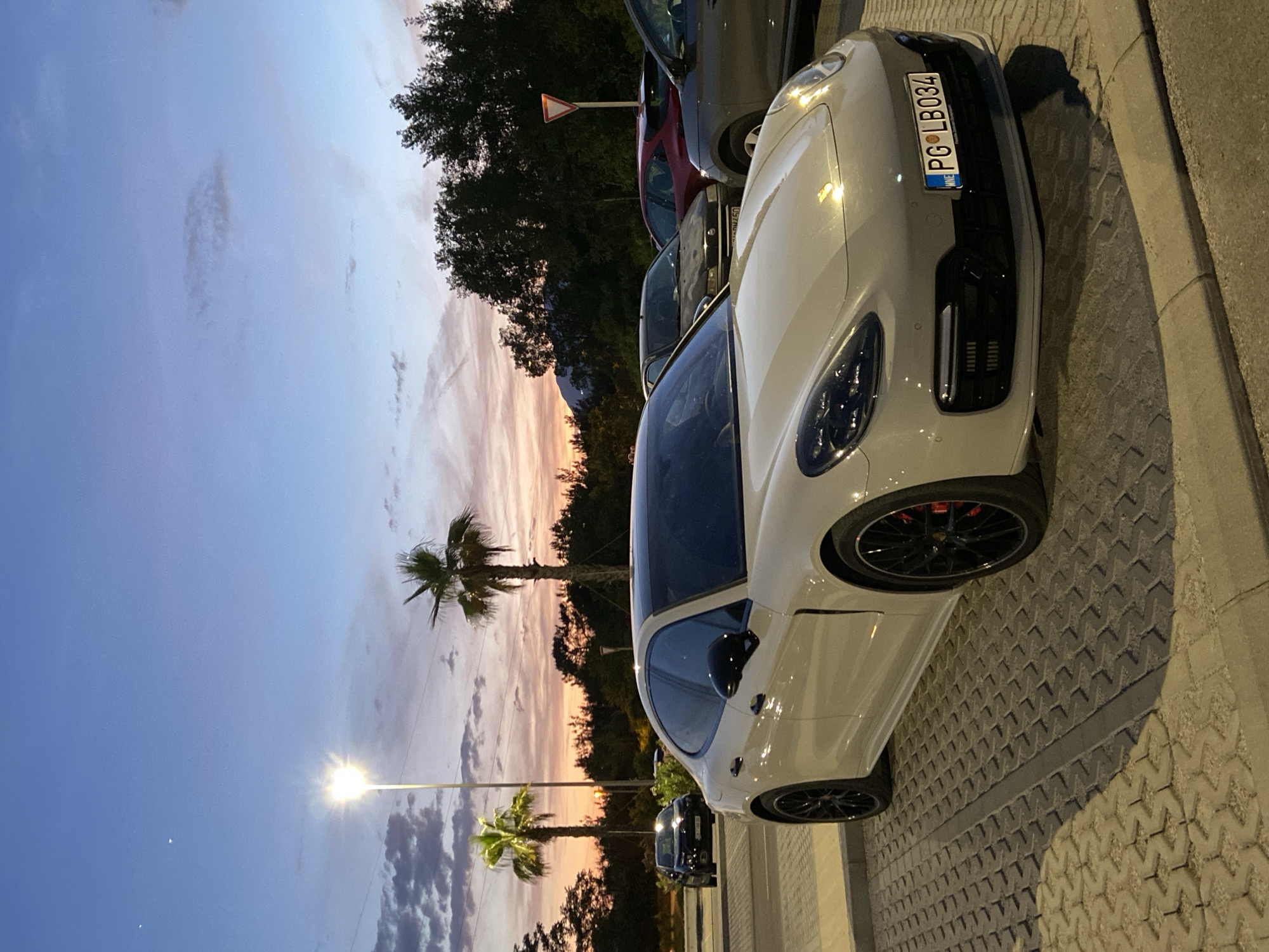 Evening moments captured around Dub, Montenegro parking and cable car