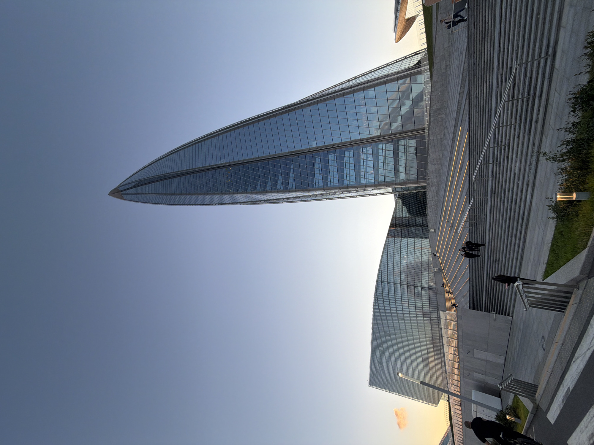 Lakhta Center and cable-stayed bridge define Saint Petersburg's skyline