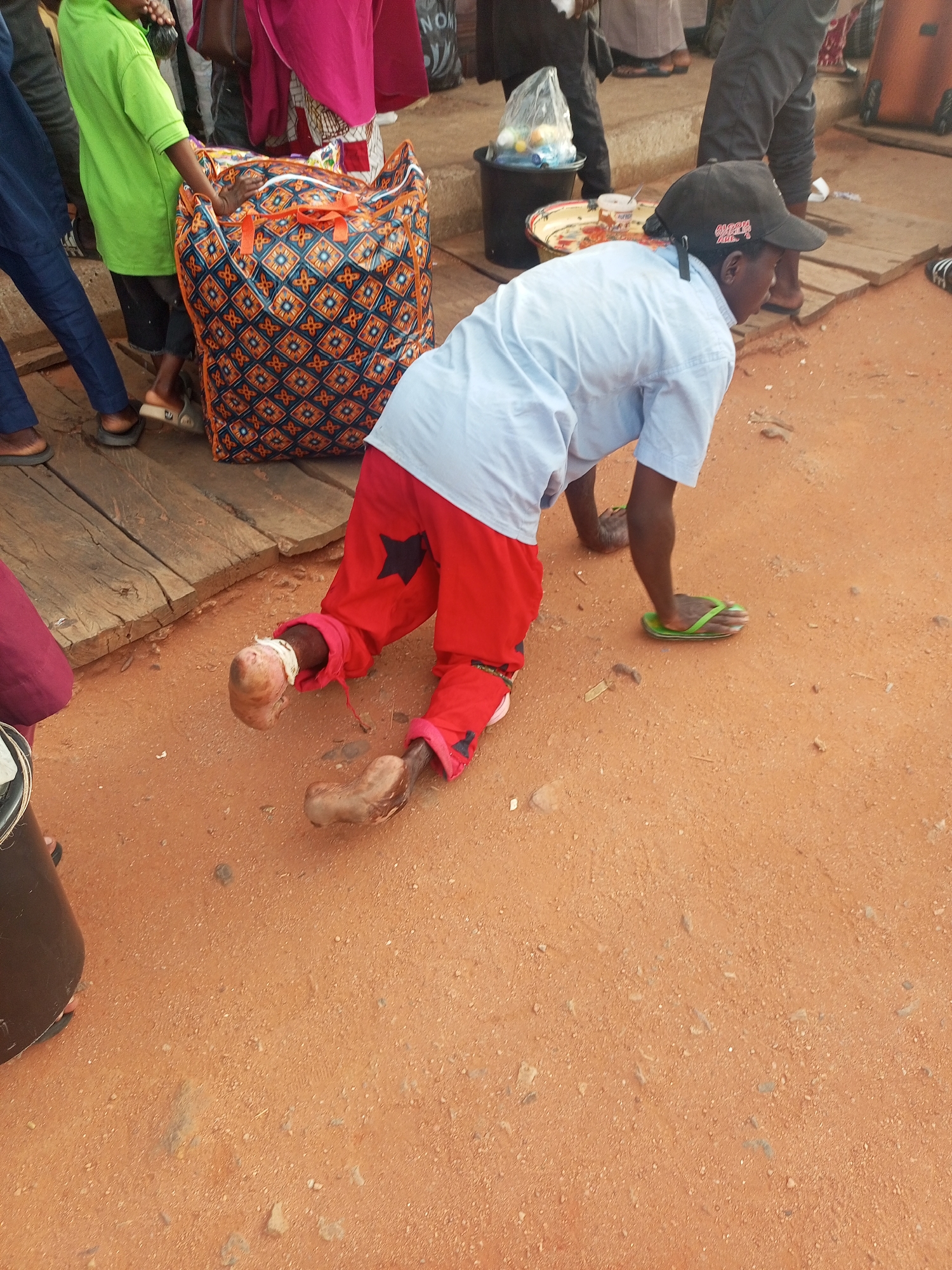 Morning activity documented at Gombe Nigeria transport terminal