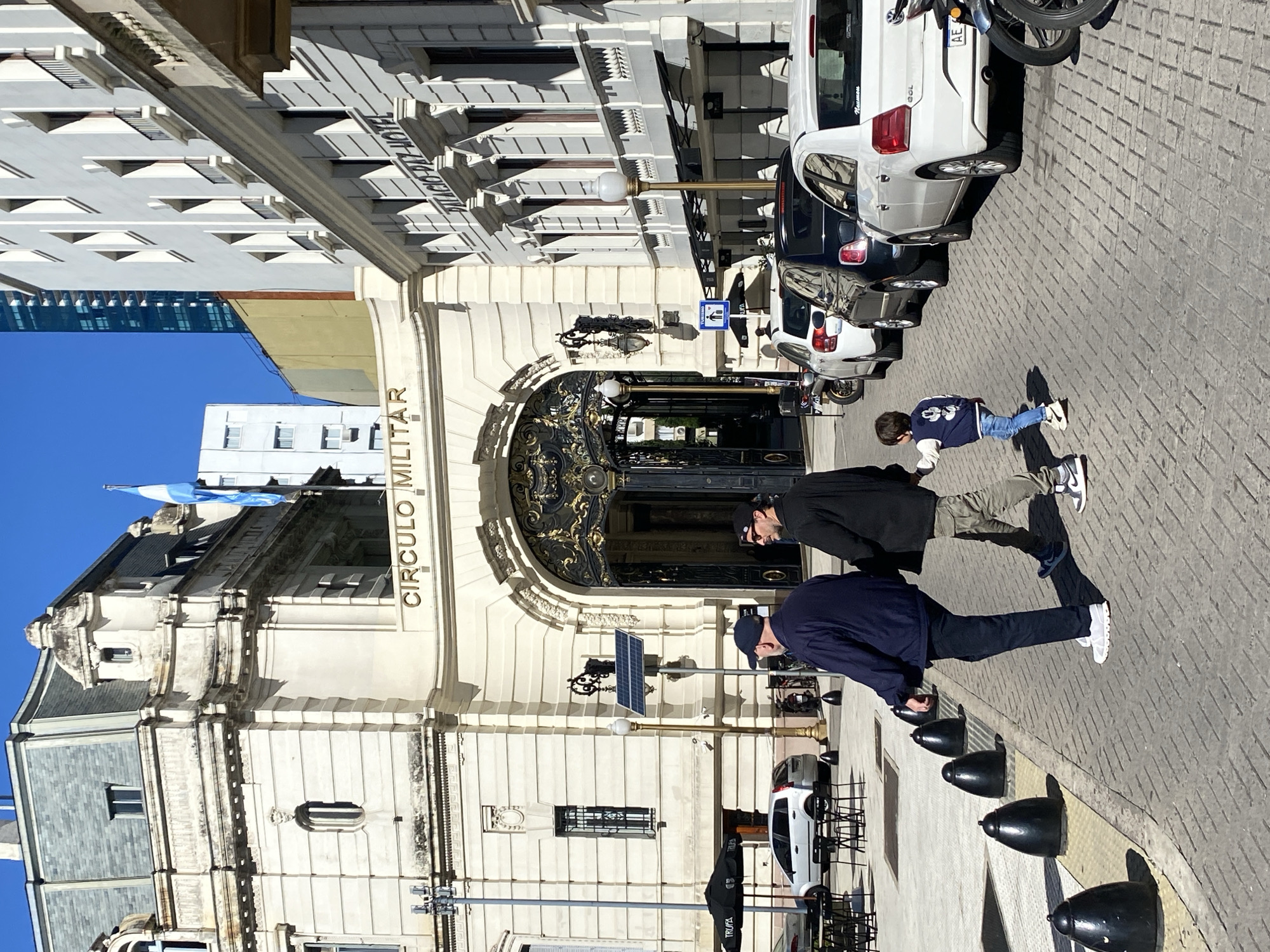 Routine street scene documented in Buenos Aires Argentina