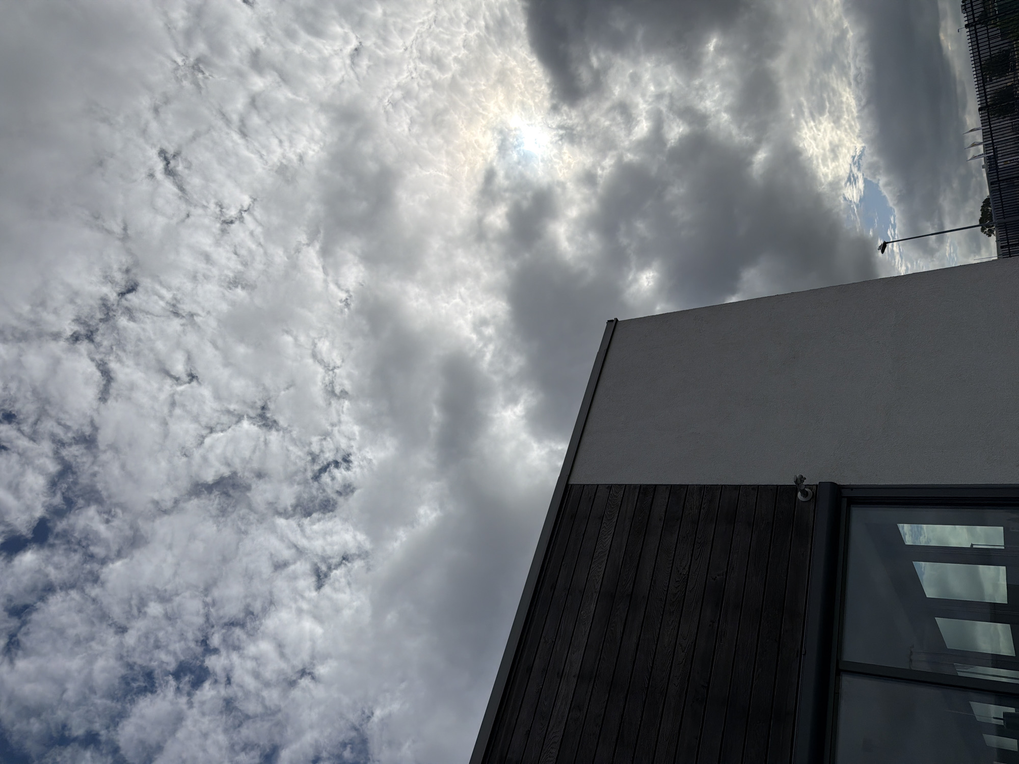 Modern architecture and a cloud-filled sky in Helsingborg