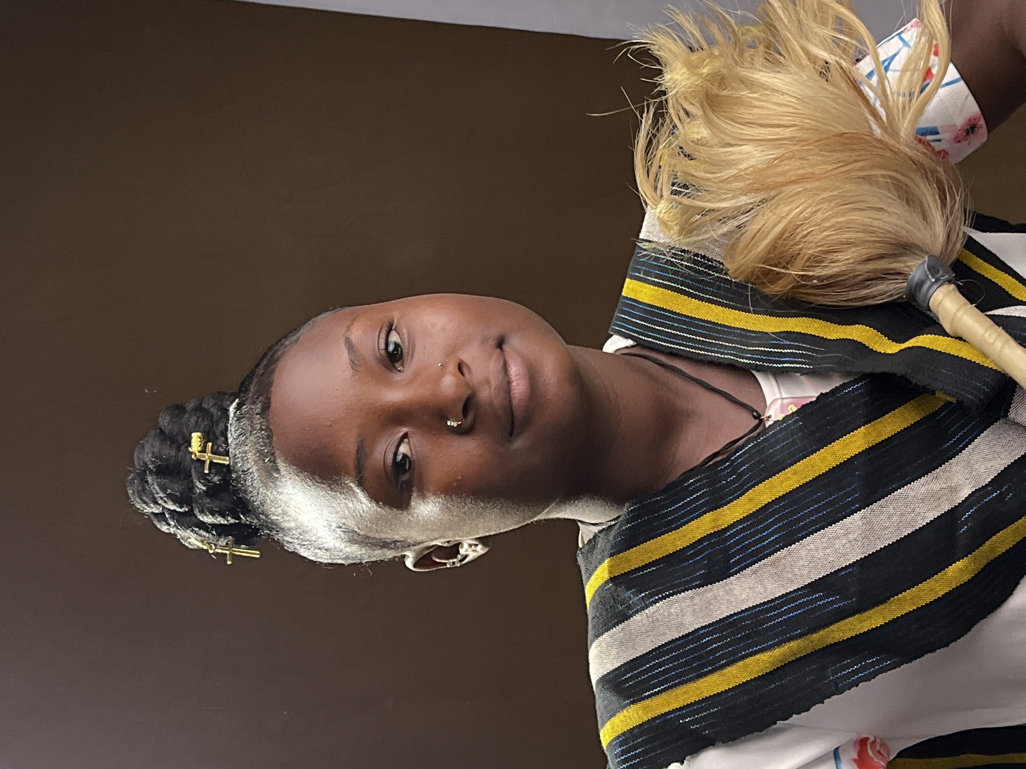 Portrait session documents young woman in Nigeria with #Tradition hashtag