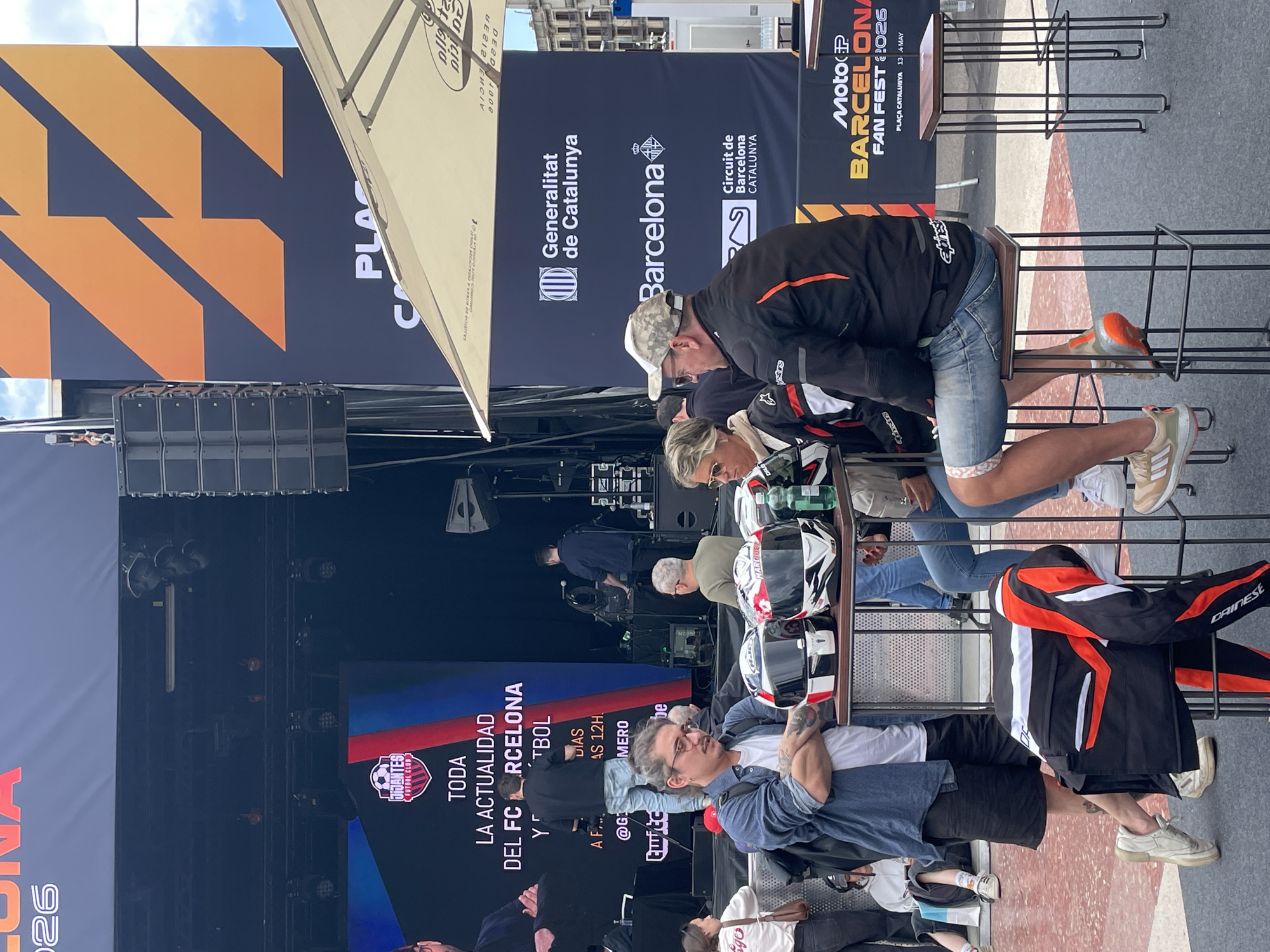 MotoGP Fan Fest brings motorcycle displays, skateboarding to Barcelona plaza