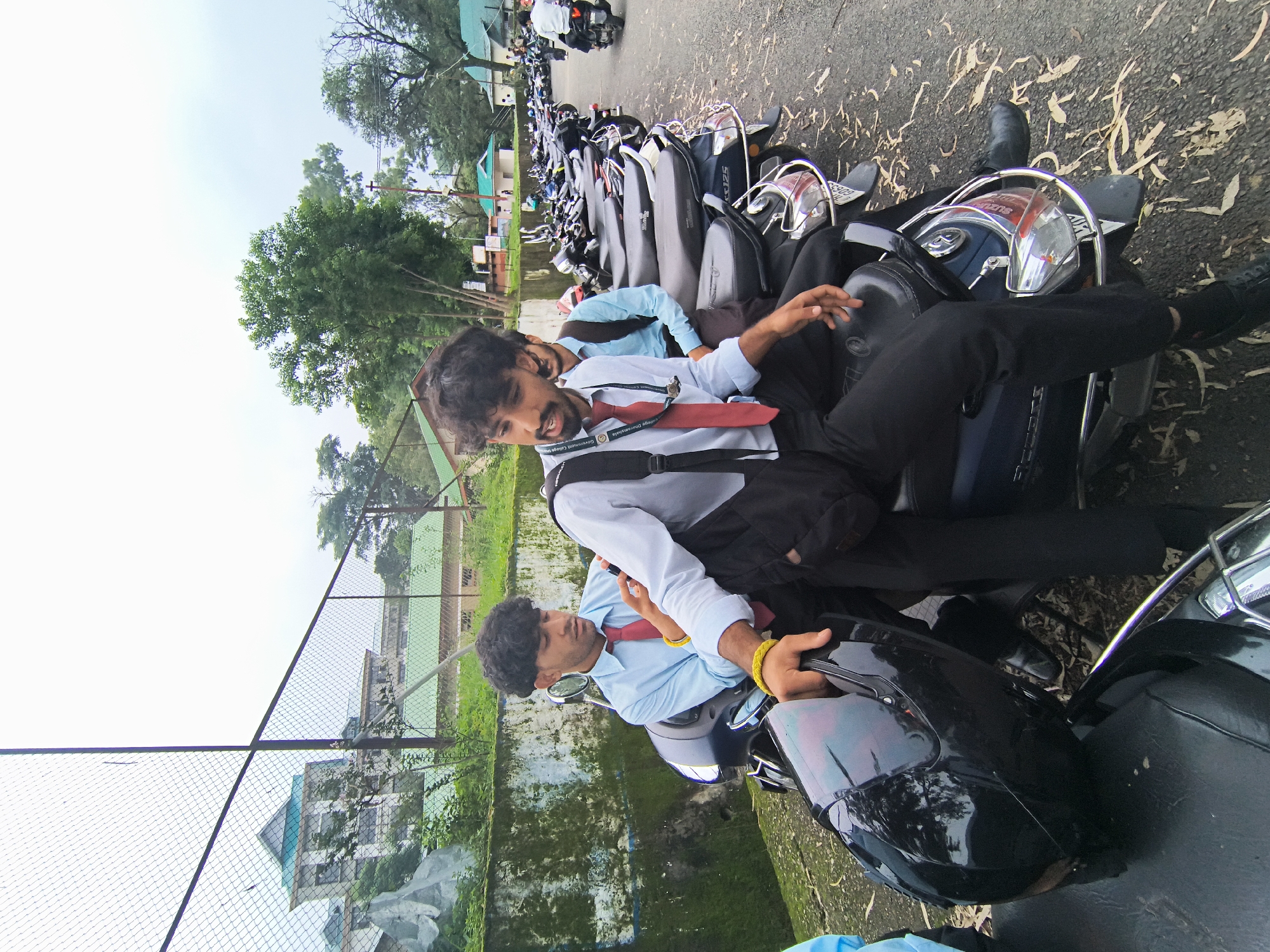 Campus morning at Government College Dharamshala
