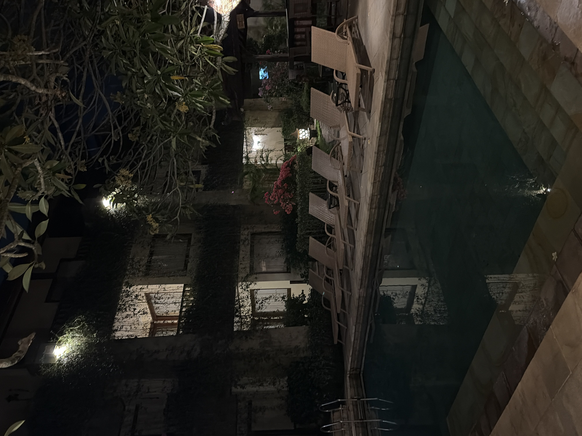 After-dark tour of a resort complex in Kuta Selatan, Bali