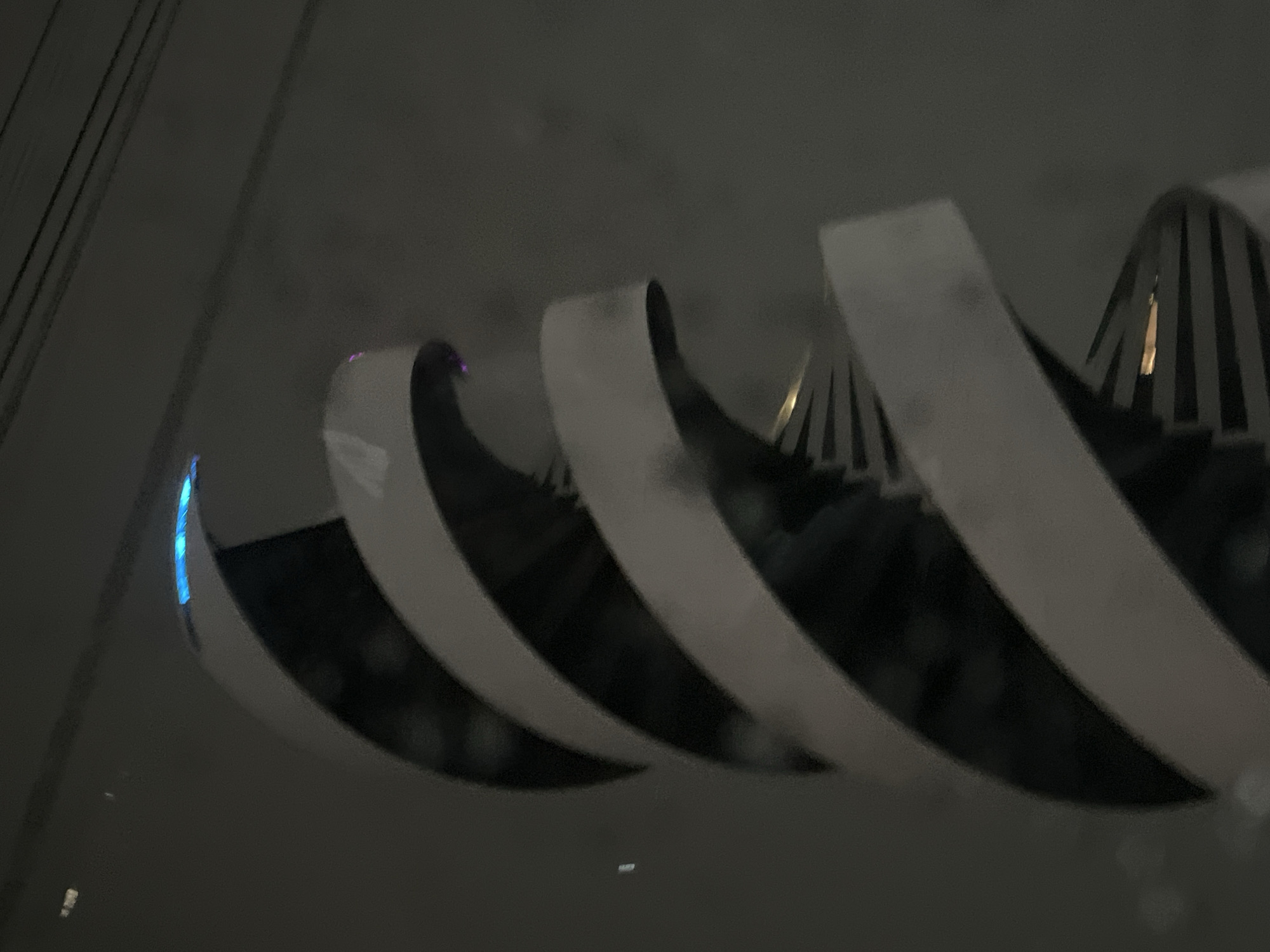 Helical architecture photographed in dim lighting in Mexico