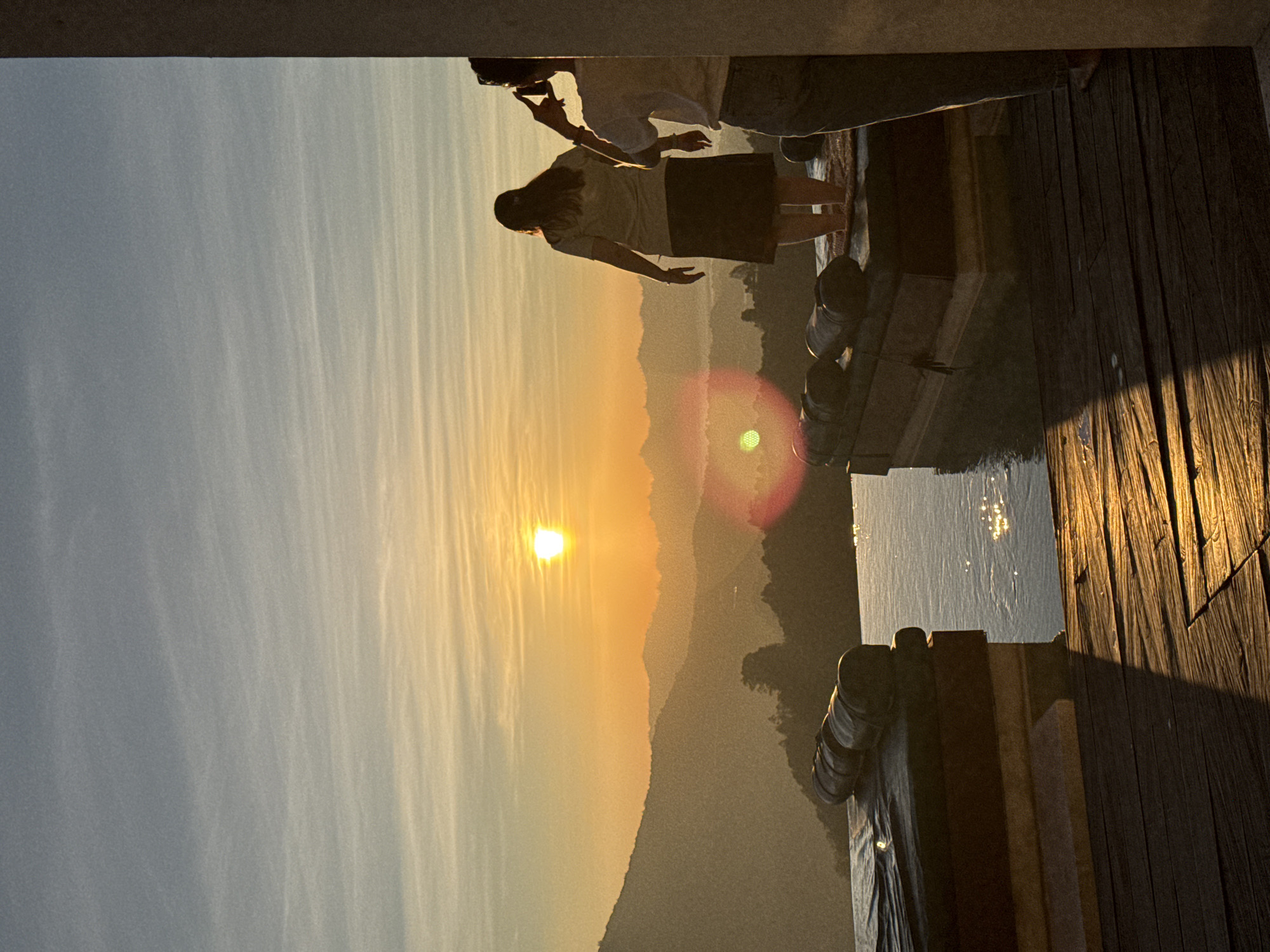 Golden sunrise captured over Kintamani mountains, Indonesia