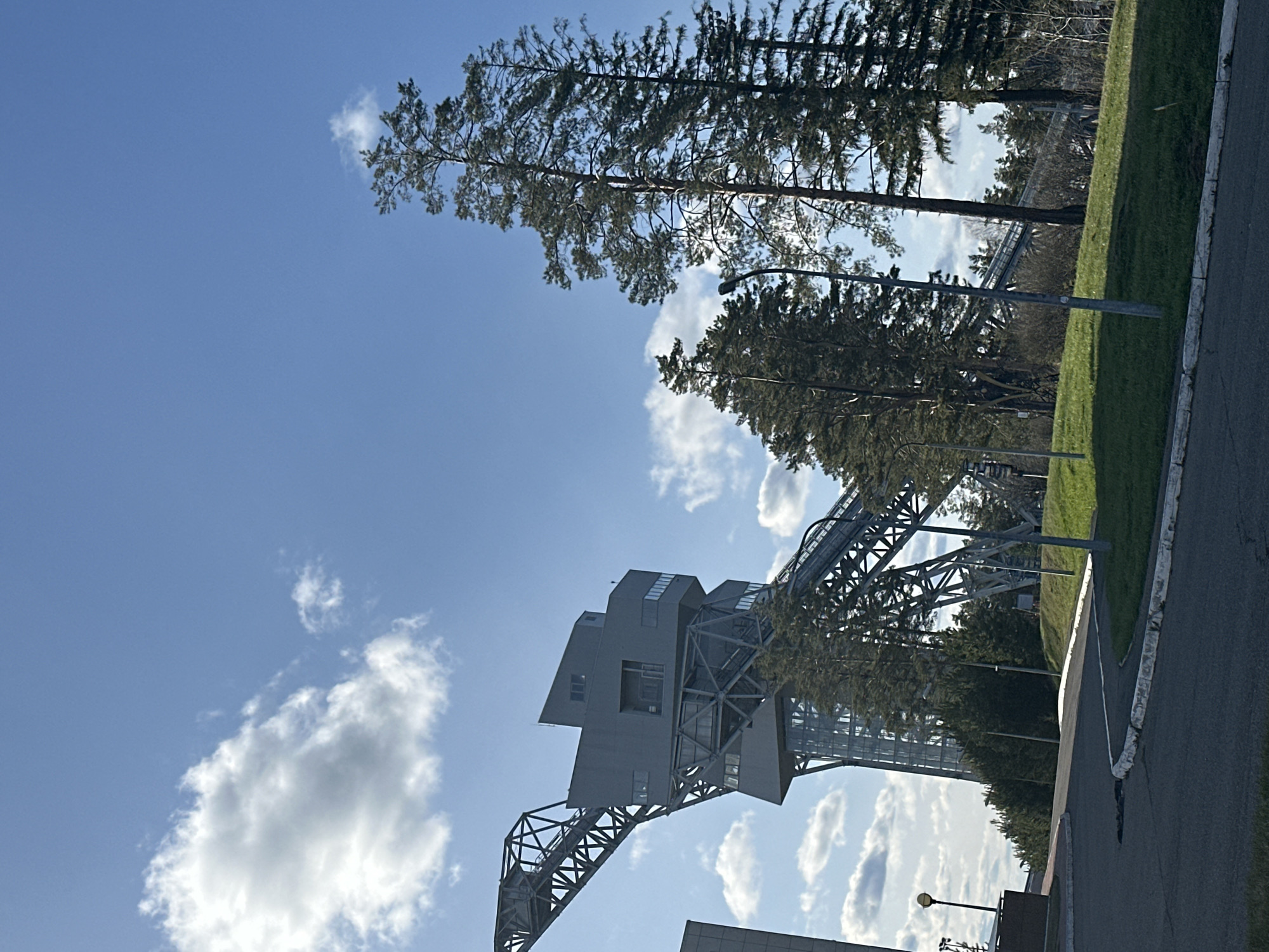 Port crane observed in Прикамский, Russia