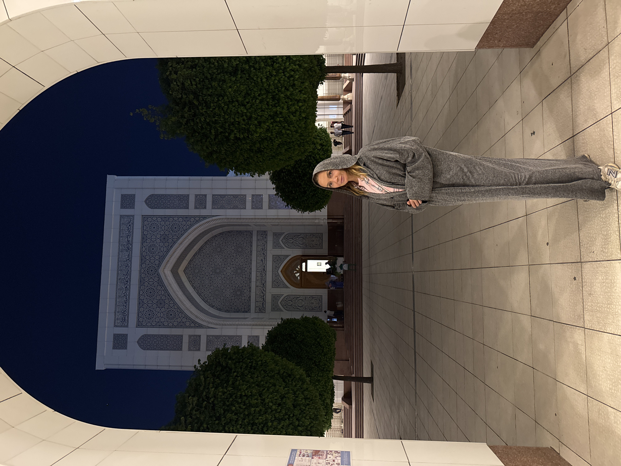 Evening visit documented at Tashkent's Khast Imam mosque complex