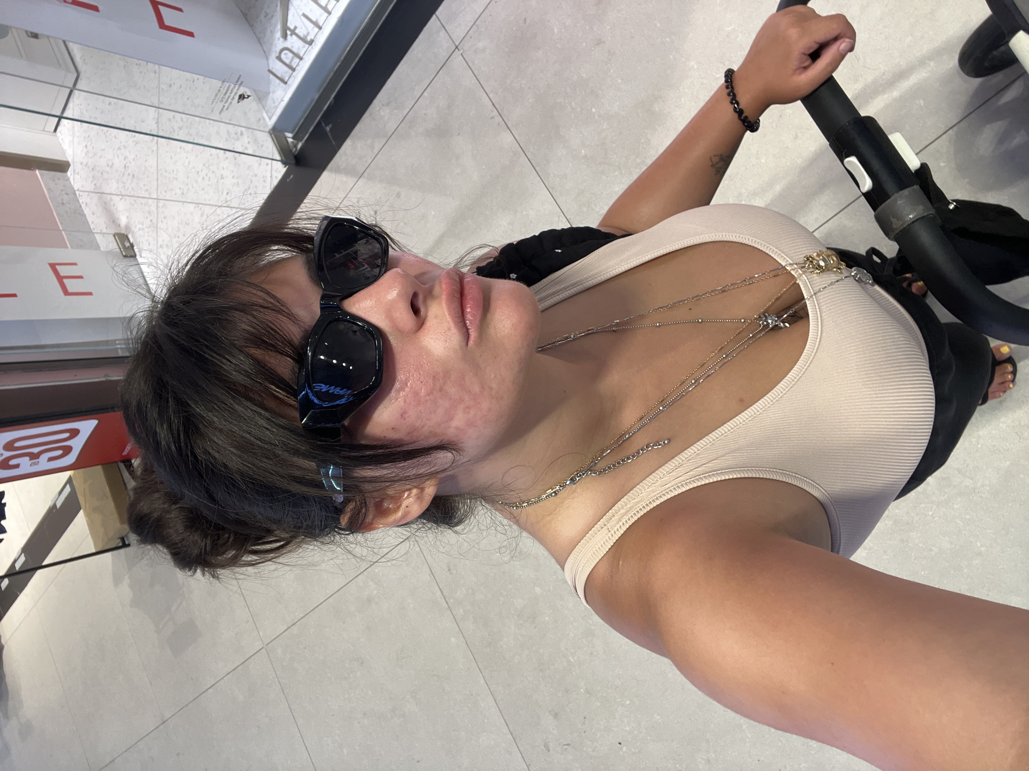 Morning mall trip with a toddler in Kiryat Bialik