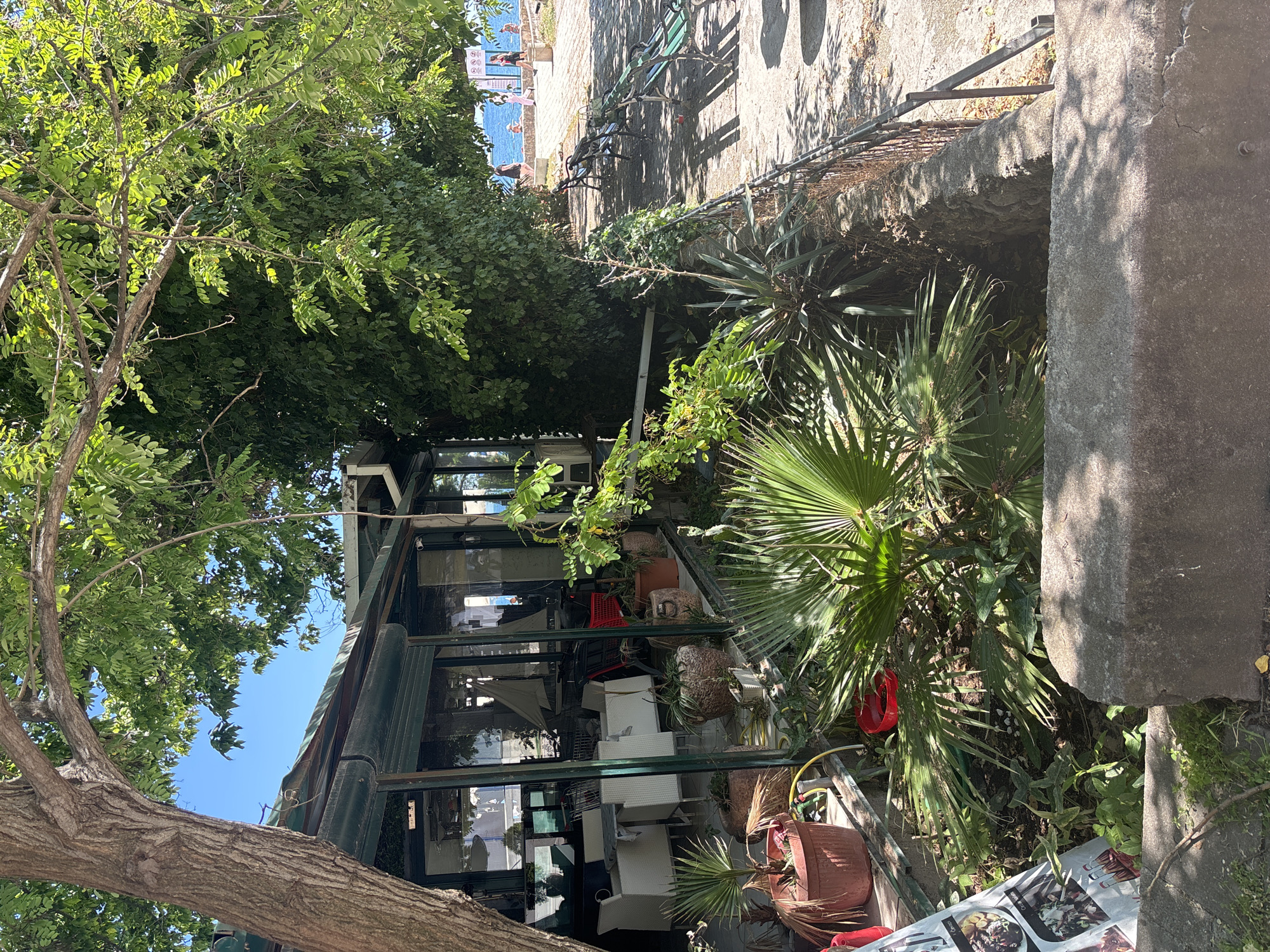 Casual street walk documented in Budva, Montenegro waterfront area