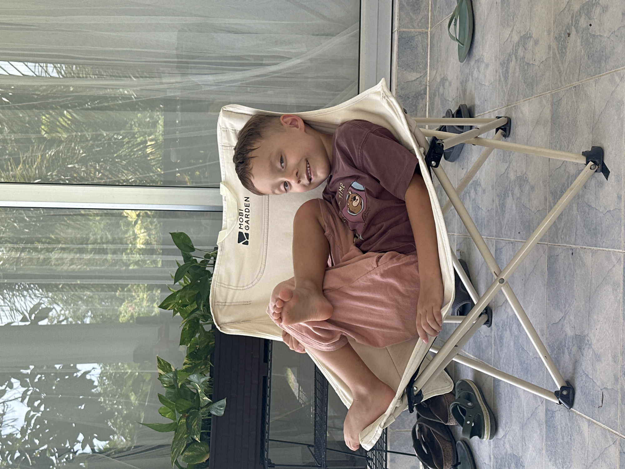 Lazy morning hangout on a Ko Samui patio