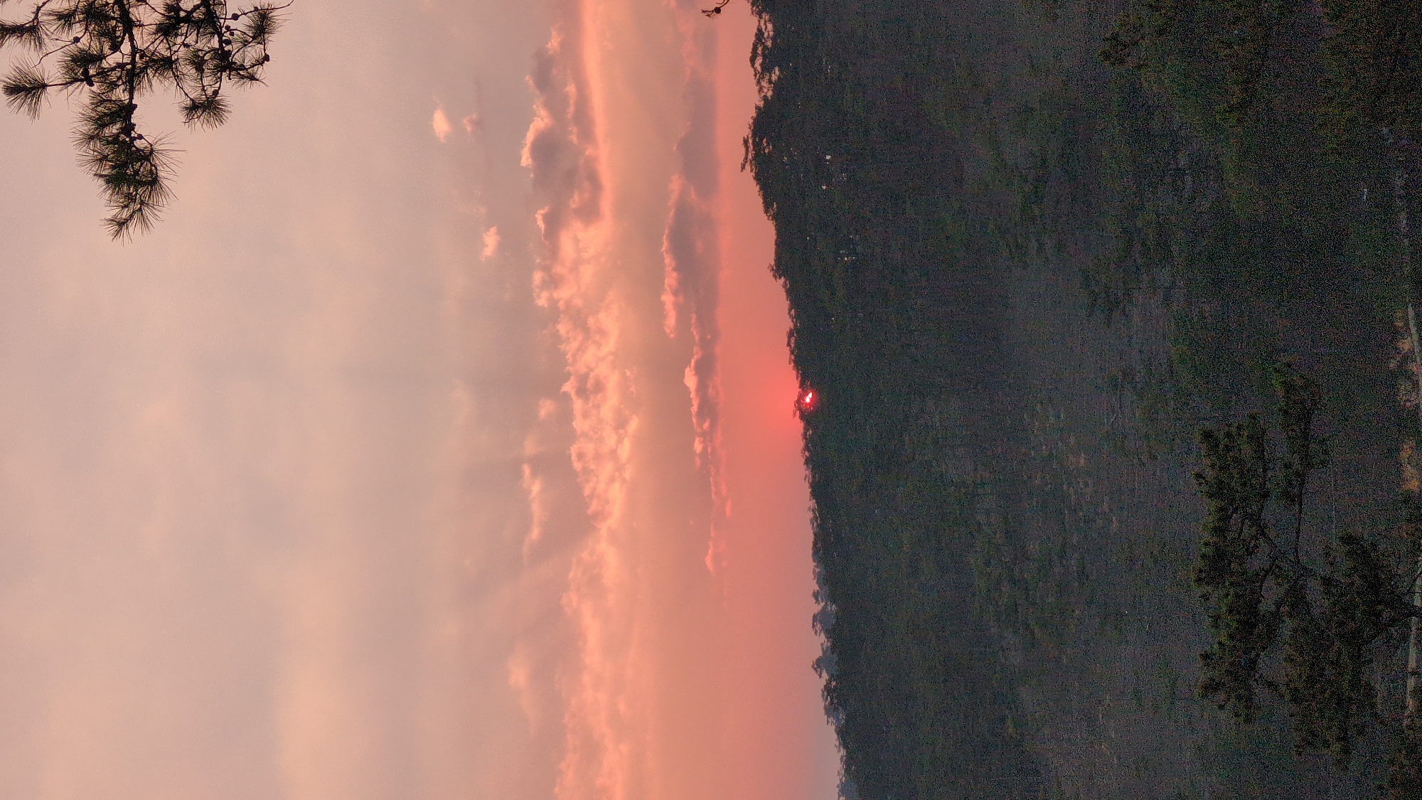 Group camping trip captures sunset scenes in Vietnamese highlands