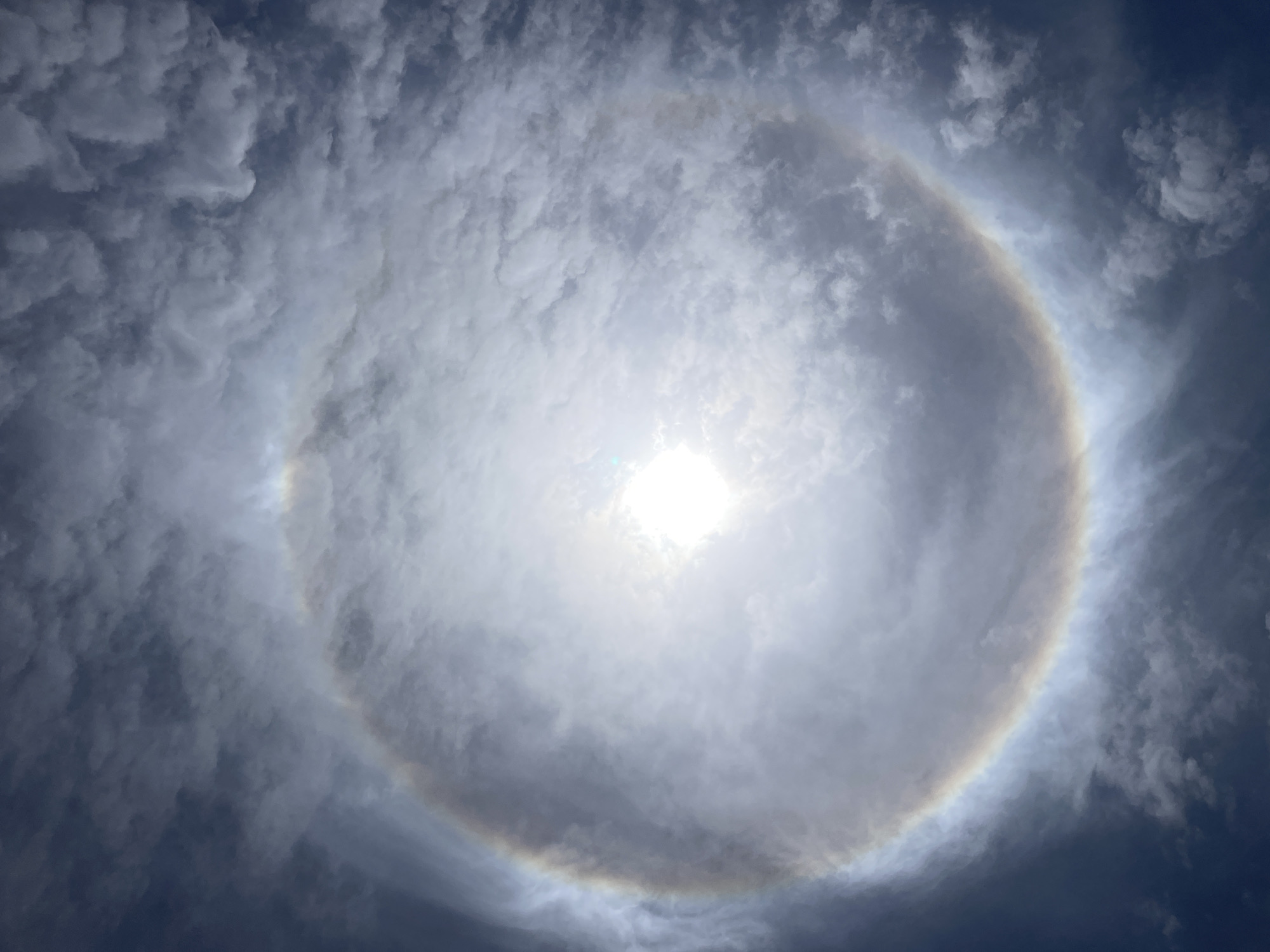 Solar halo observed over Jos, Nigeria