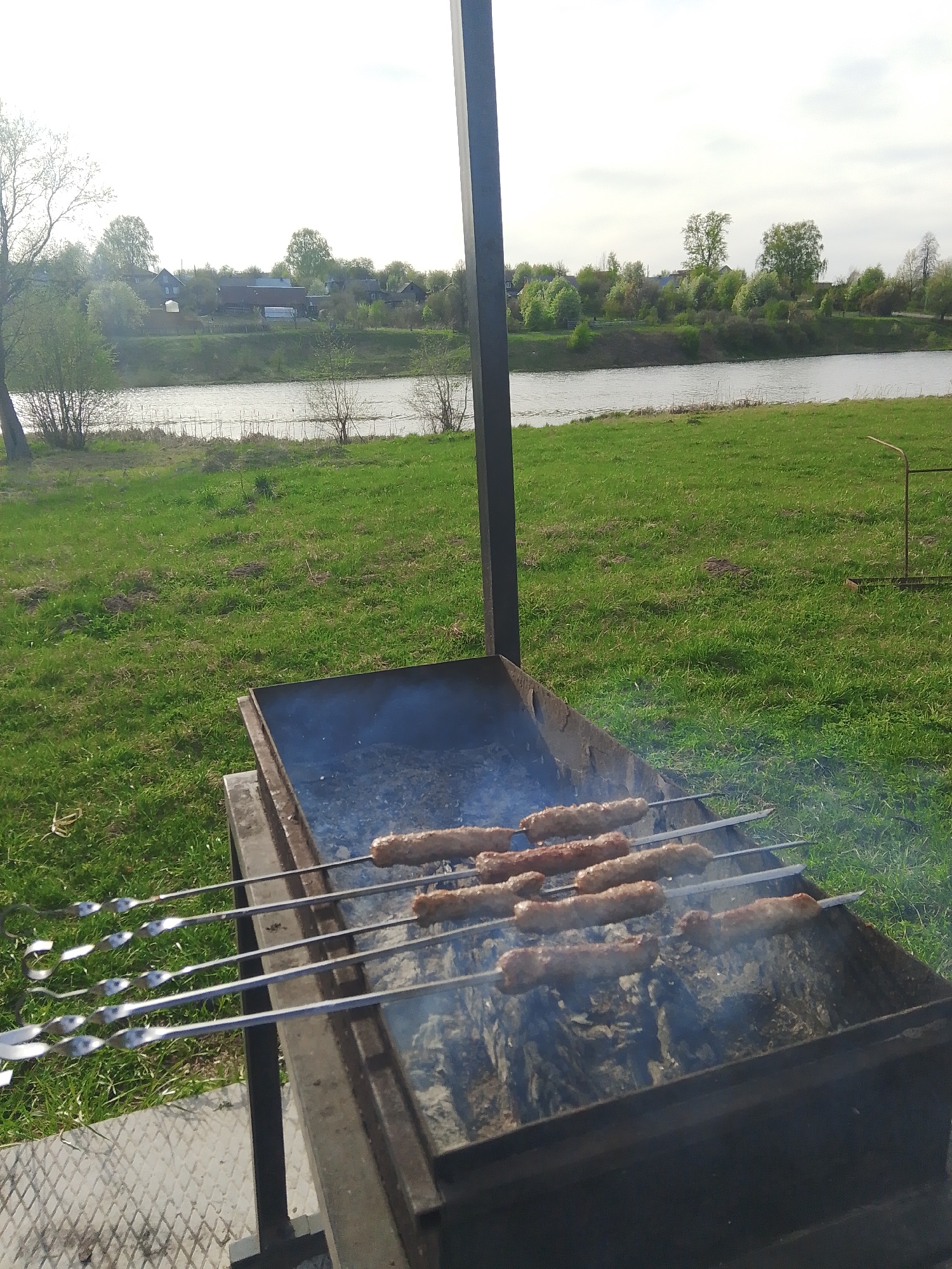 Outdoor barbecue gathering documented in Фоки, Russia
