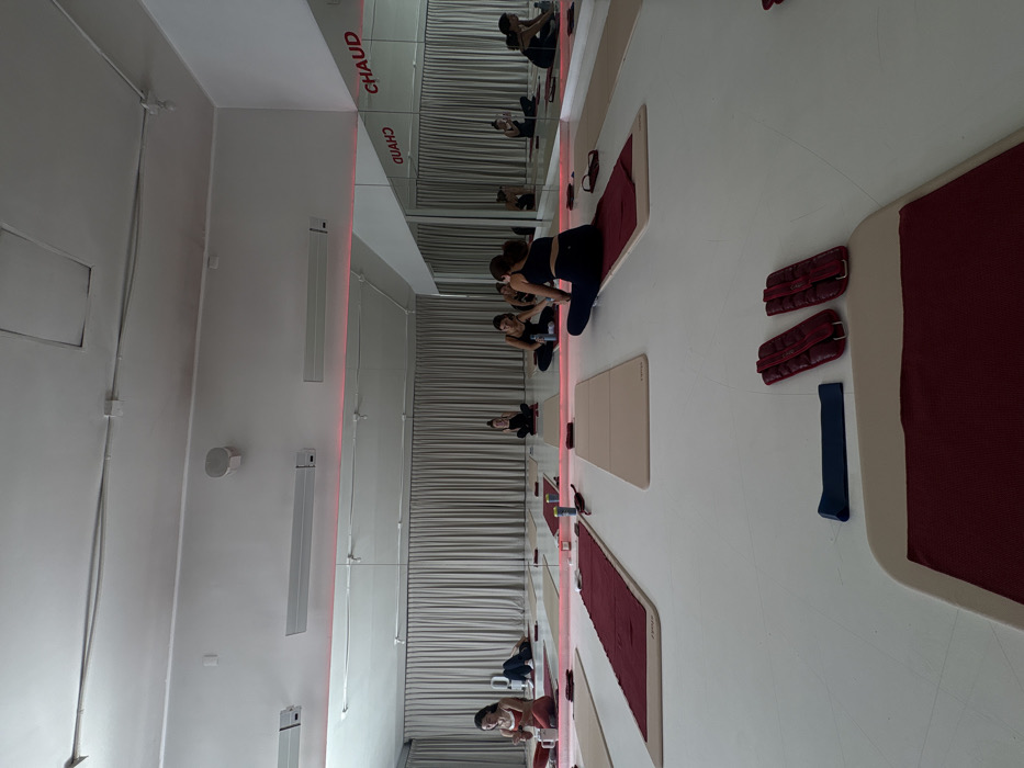 Women attend fitness class at Mexico City studio