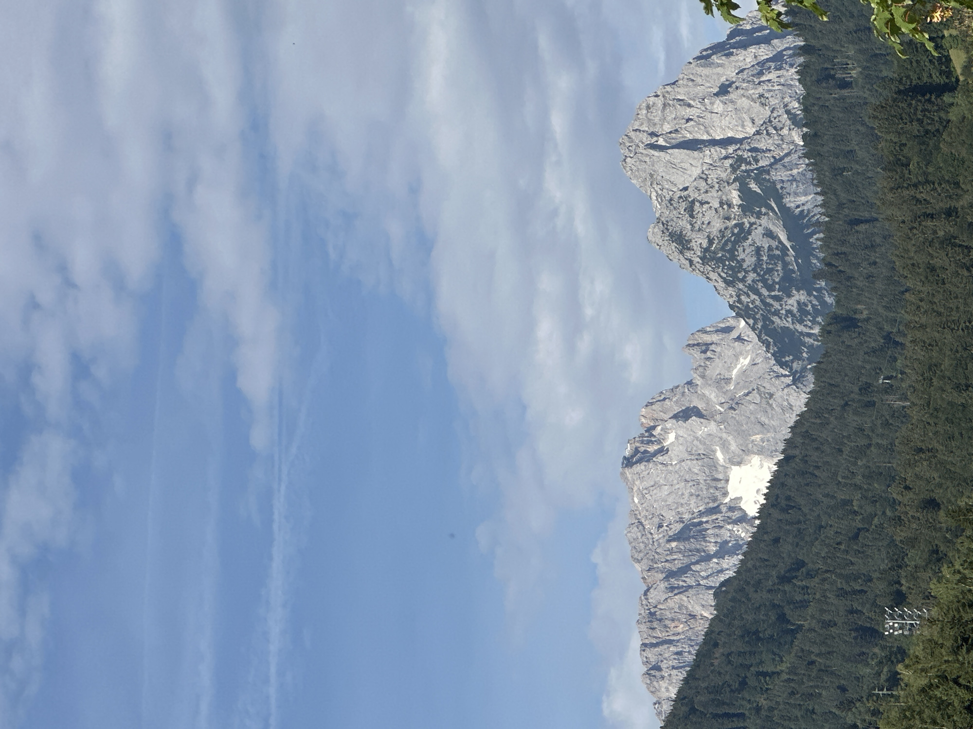 Olympic Ski Jump and alpine scenery in Garmisch-Partenkirchen