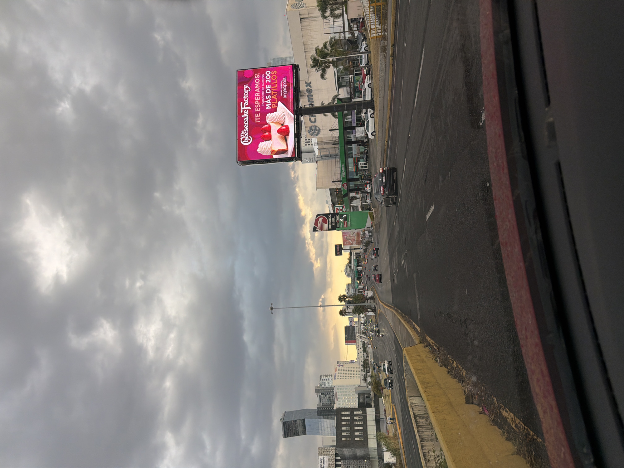Cheesecake Factory billboard spotted on Puebla street