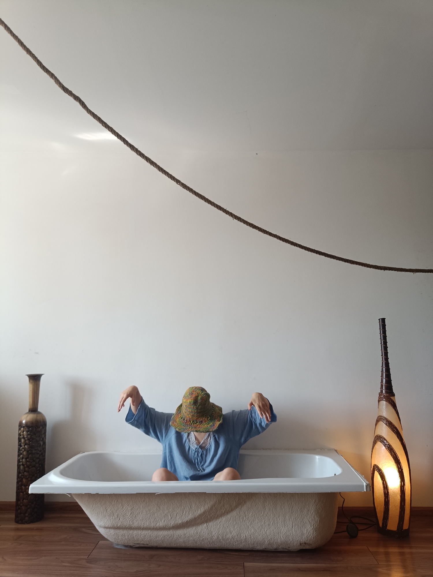 Inside a quirky Łódź apartment, with street views from the balcony